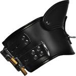 Master Series Rigid Locking Posture Collar with Chin Brace - Black