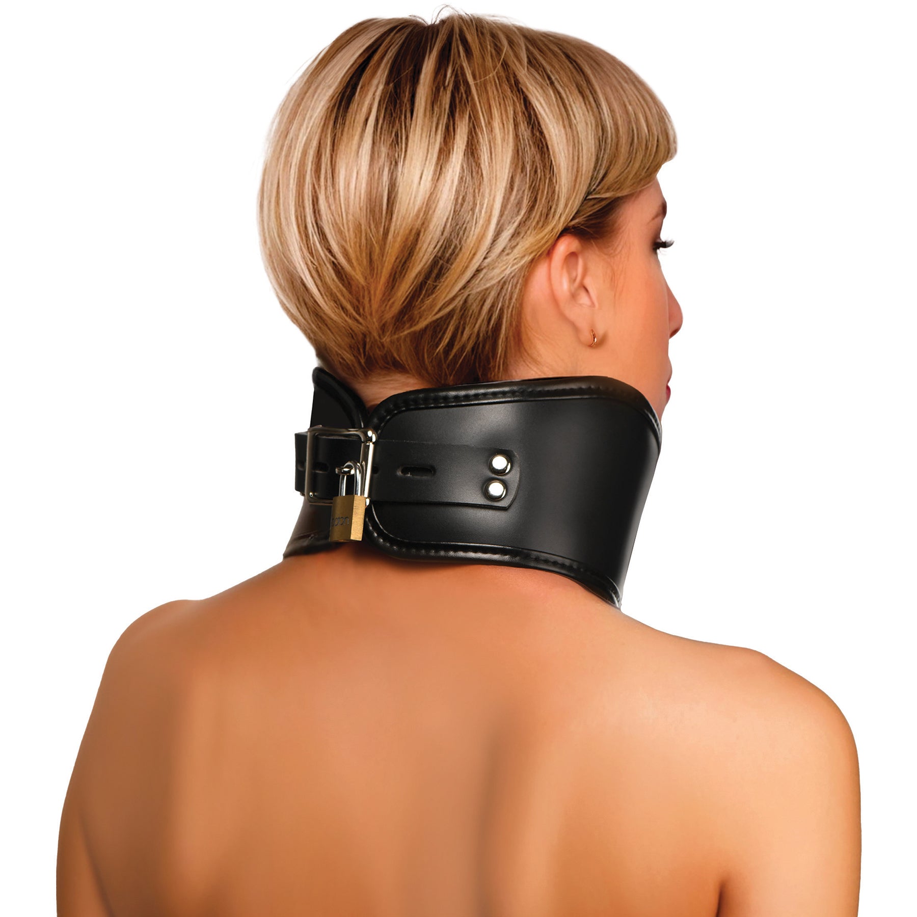 Master Series Hard Stance Padded Lock Posture Collar
