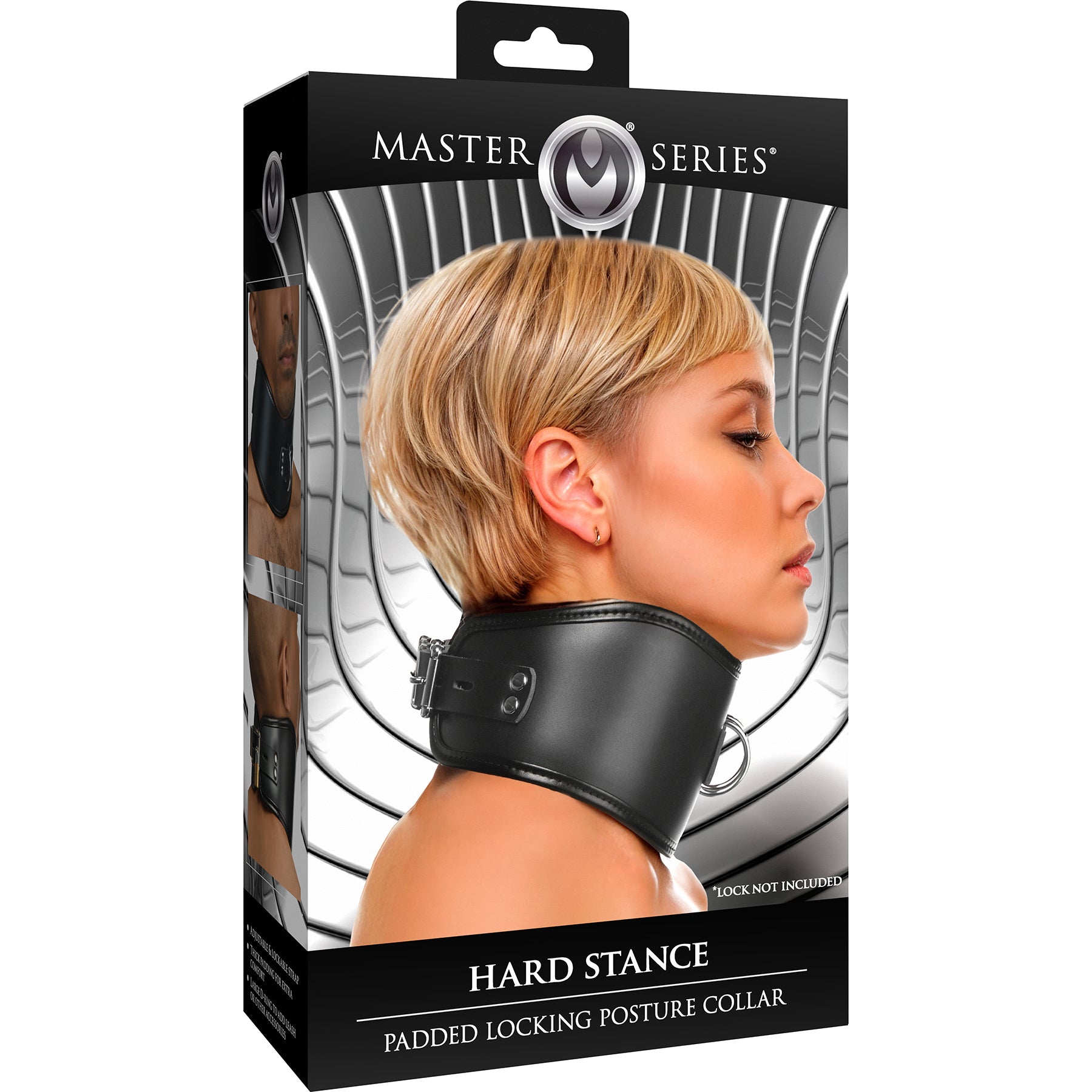 Master Series Hard Stance Padded Lock Posture Collar