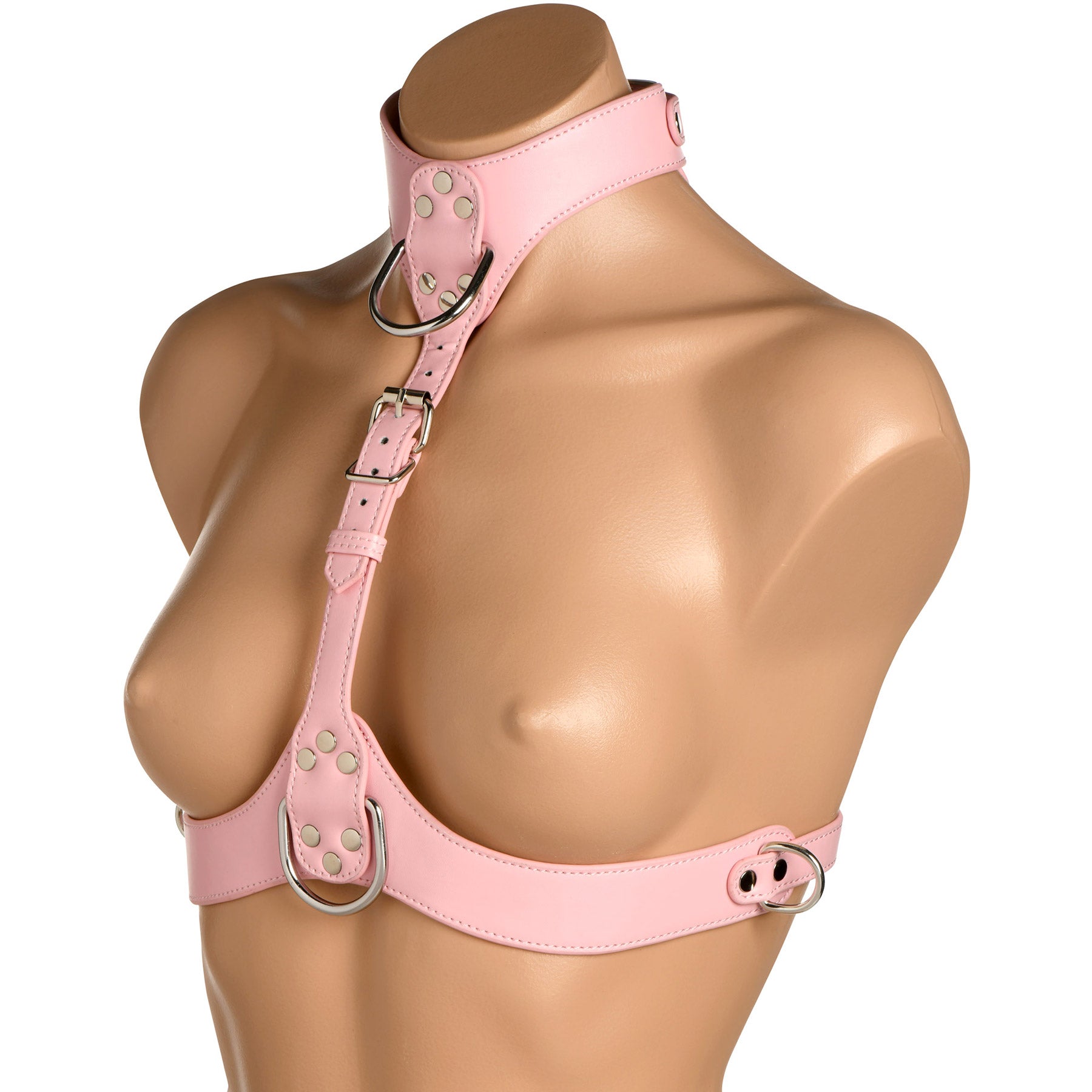 Master Series Vixen Breast Enhancing Harness - Pink