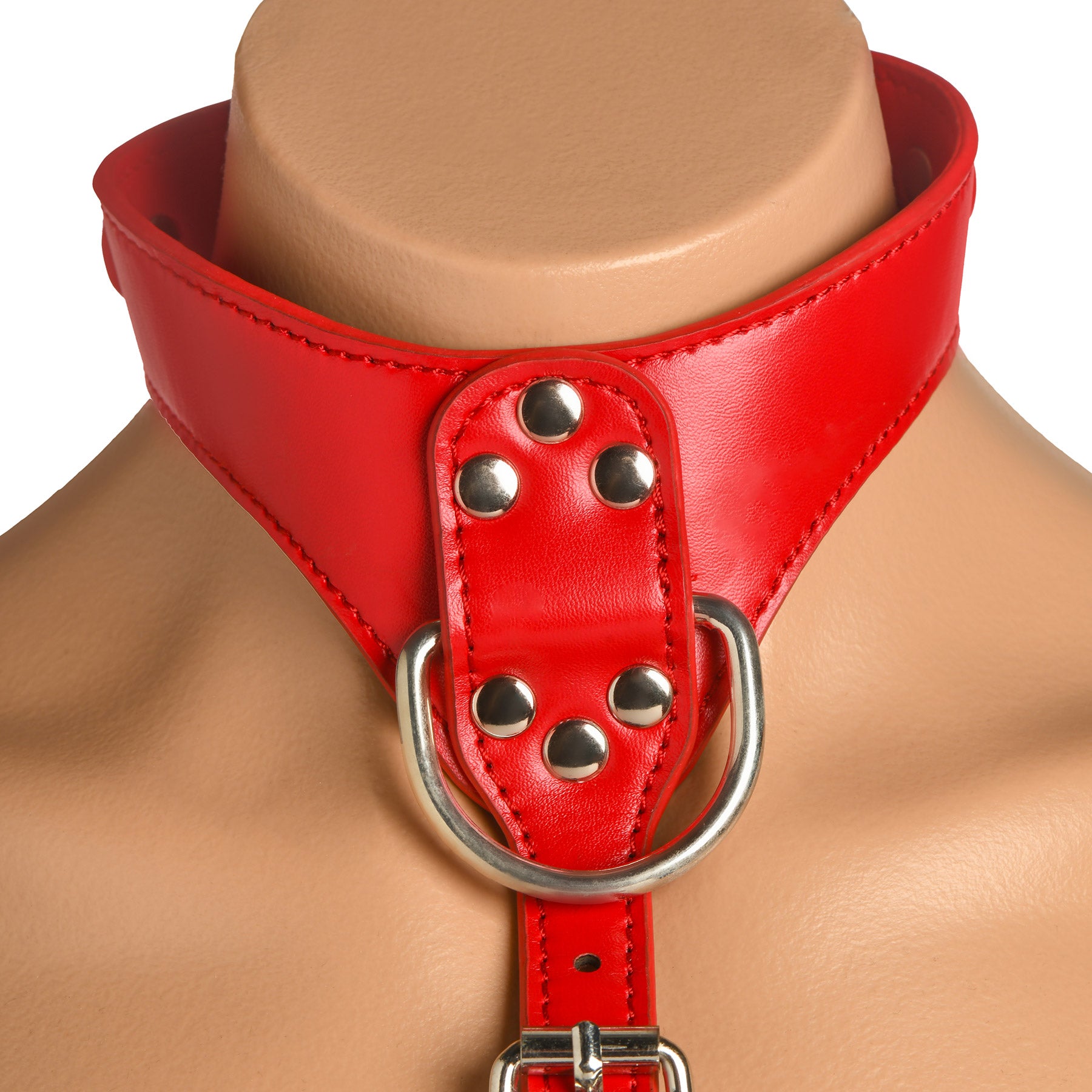 Master Series Vixen Breast Enhancing Harness - Red
