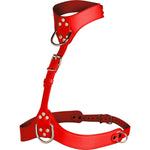 Master Series Vixen Breast Enhancing Harness - Red