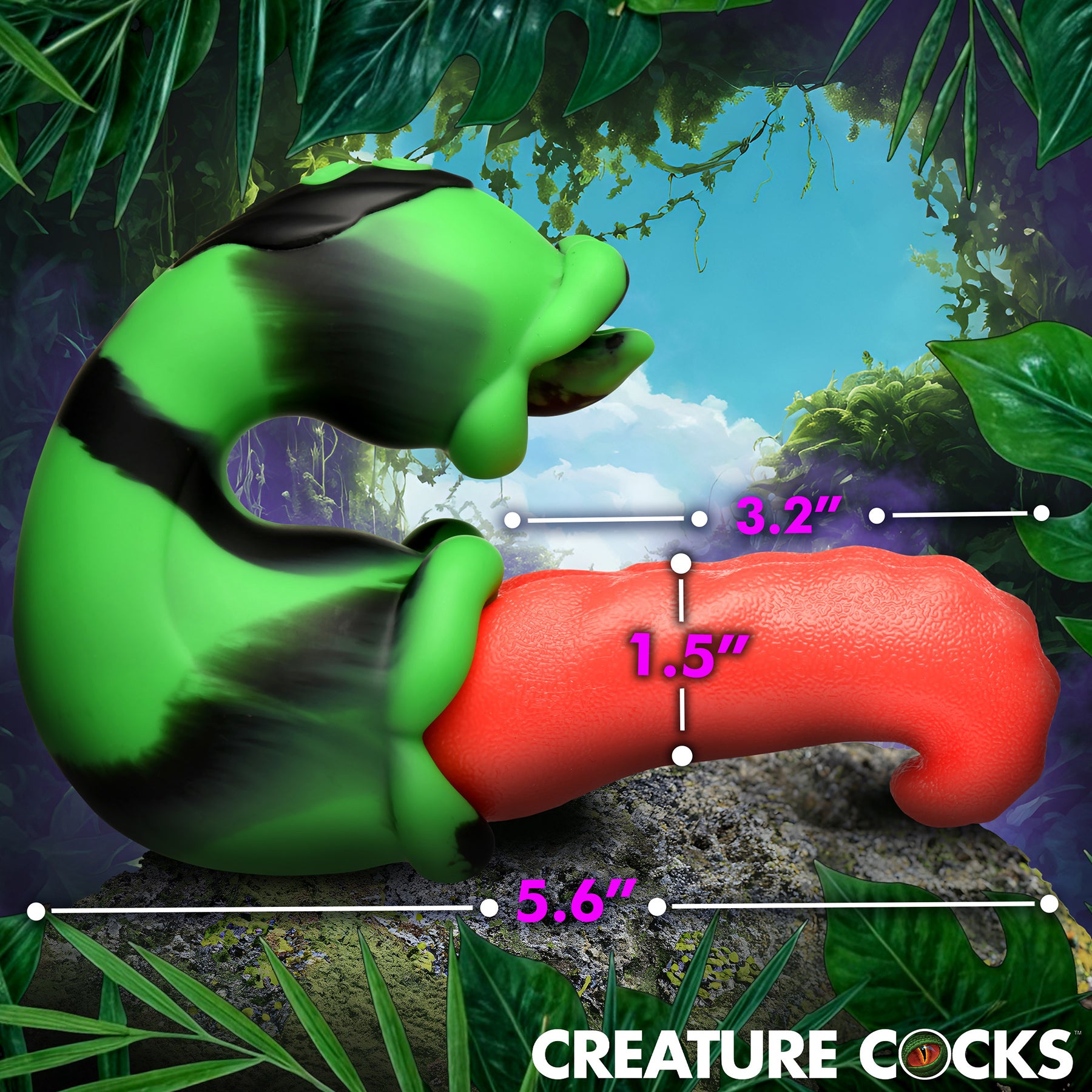 Tongue Lasher Licking & Vibrating Silicone Stimulator By Creature Cocks