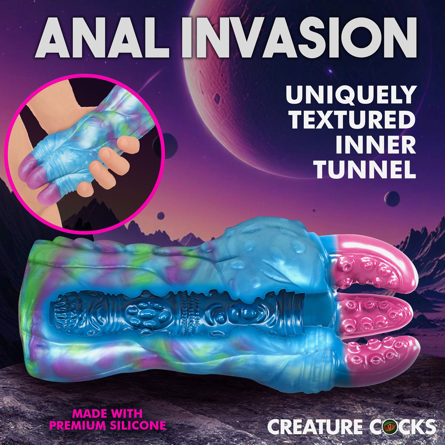 Asstra Silicone Ass Penis Stroker By Creature Cocks