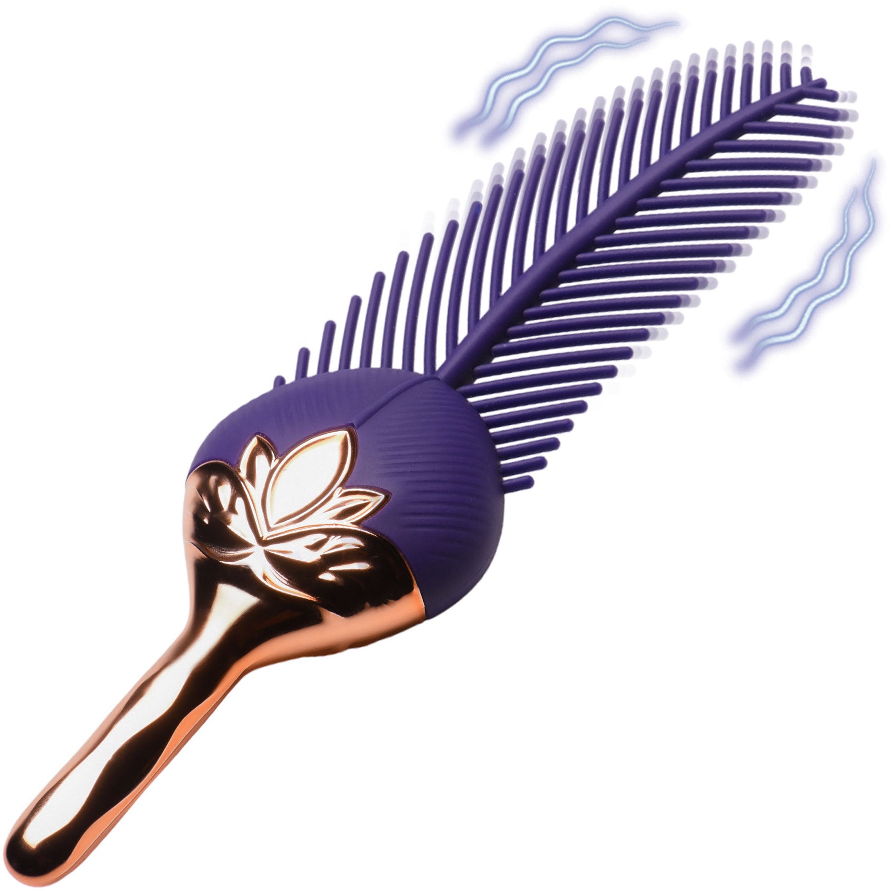 Master Series The Tickler Vibrating Silicone Feather