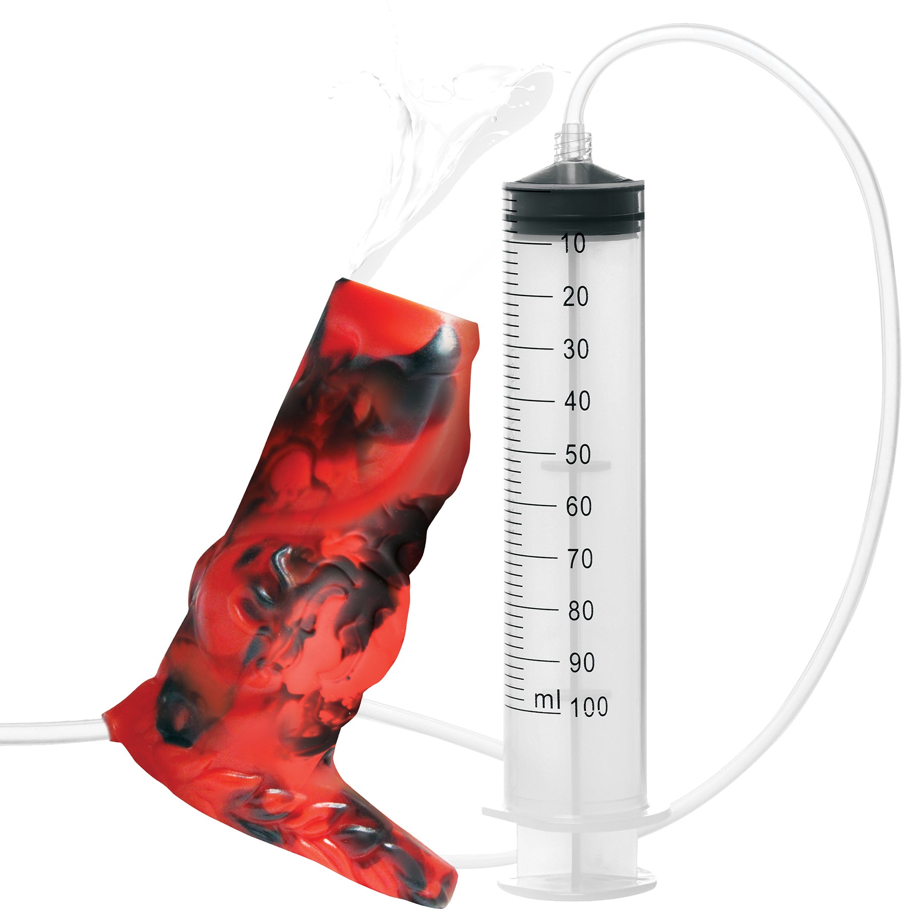 Hell Hound Squirting Silicone Penis Enhancer By Creature Cocks