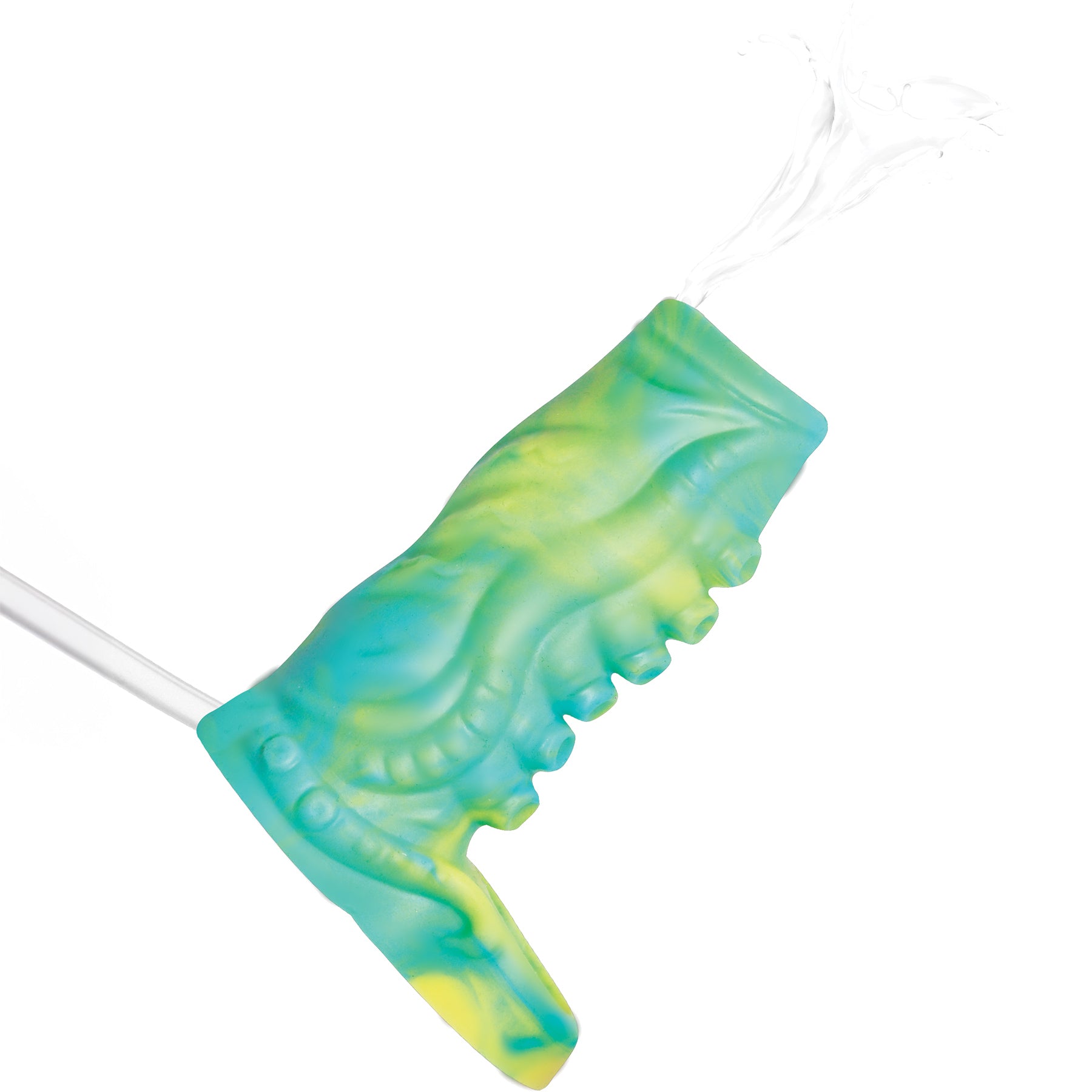 Tentacle Squirting Silicone Penis Enhancer By Creature Cocks - Green