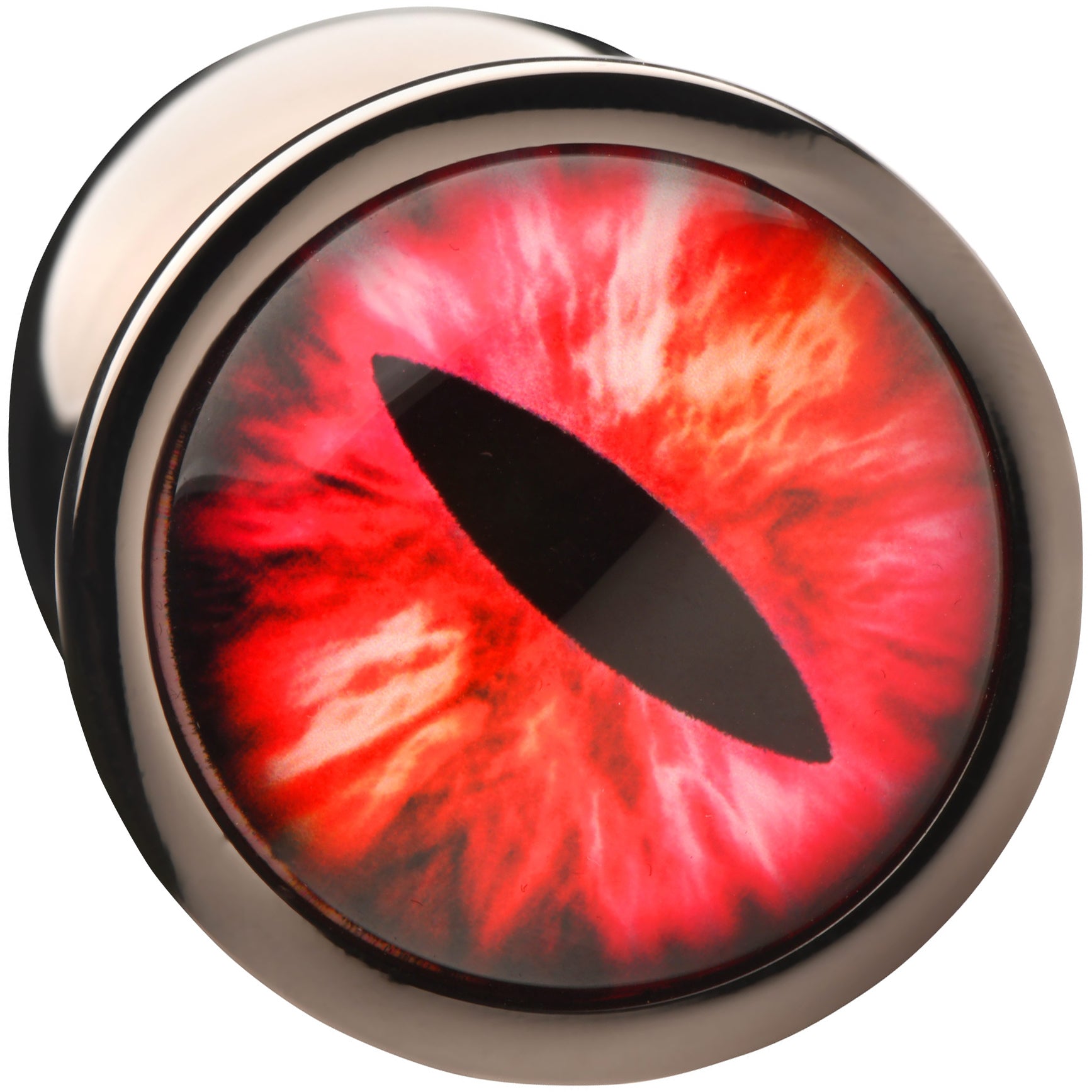Sinister Eye Red Eye Metal Butt Plug By Creature Cocks - Large