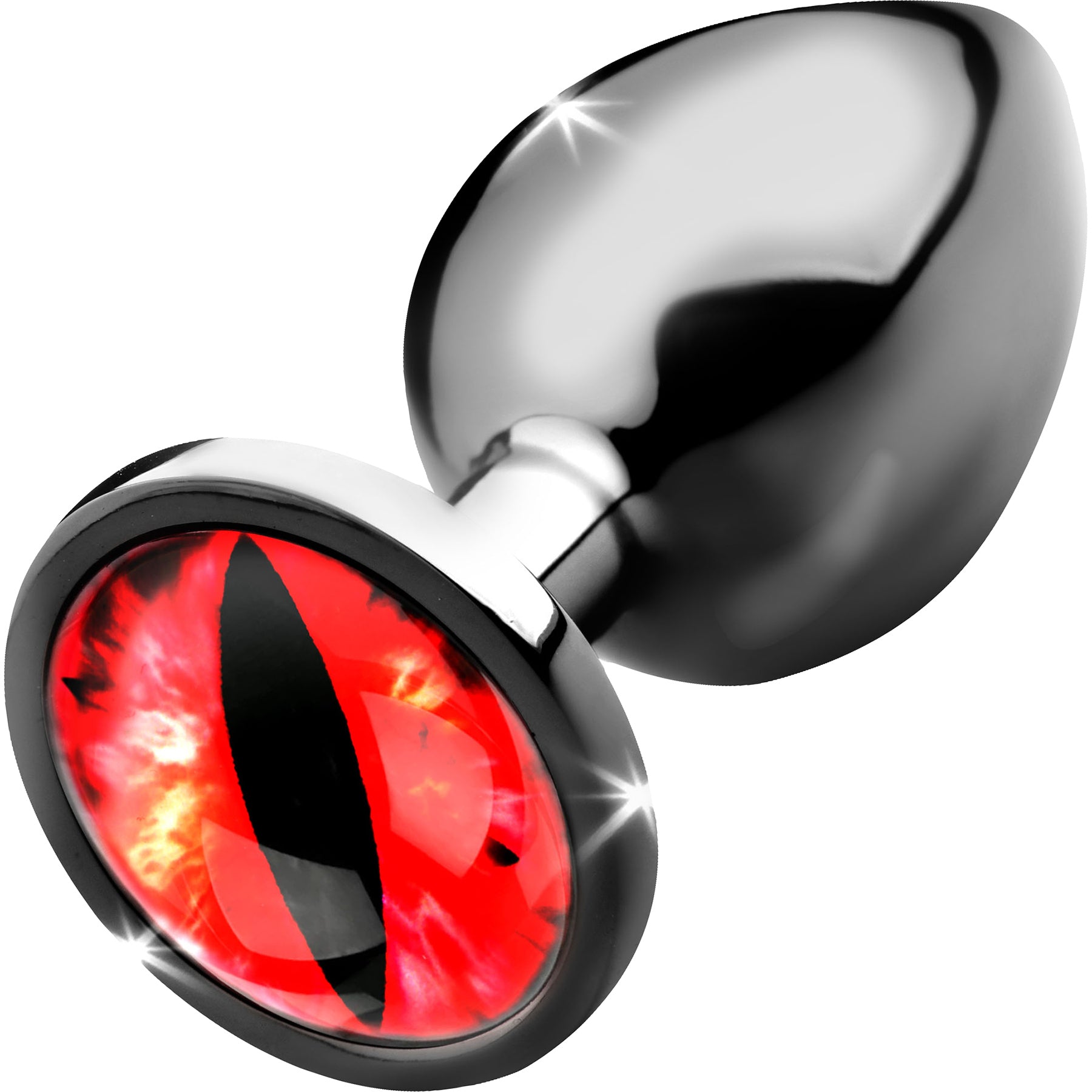 Sinister Eye Red Eye Metal Butt Plug By Creature Cocks - Large