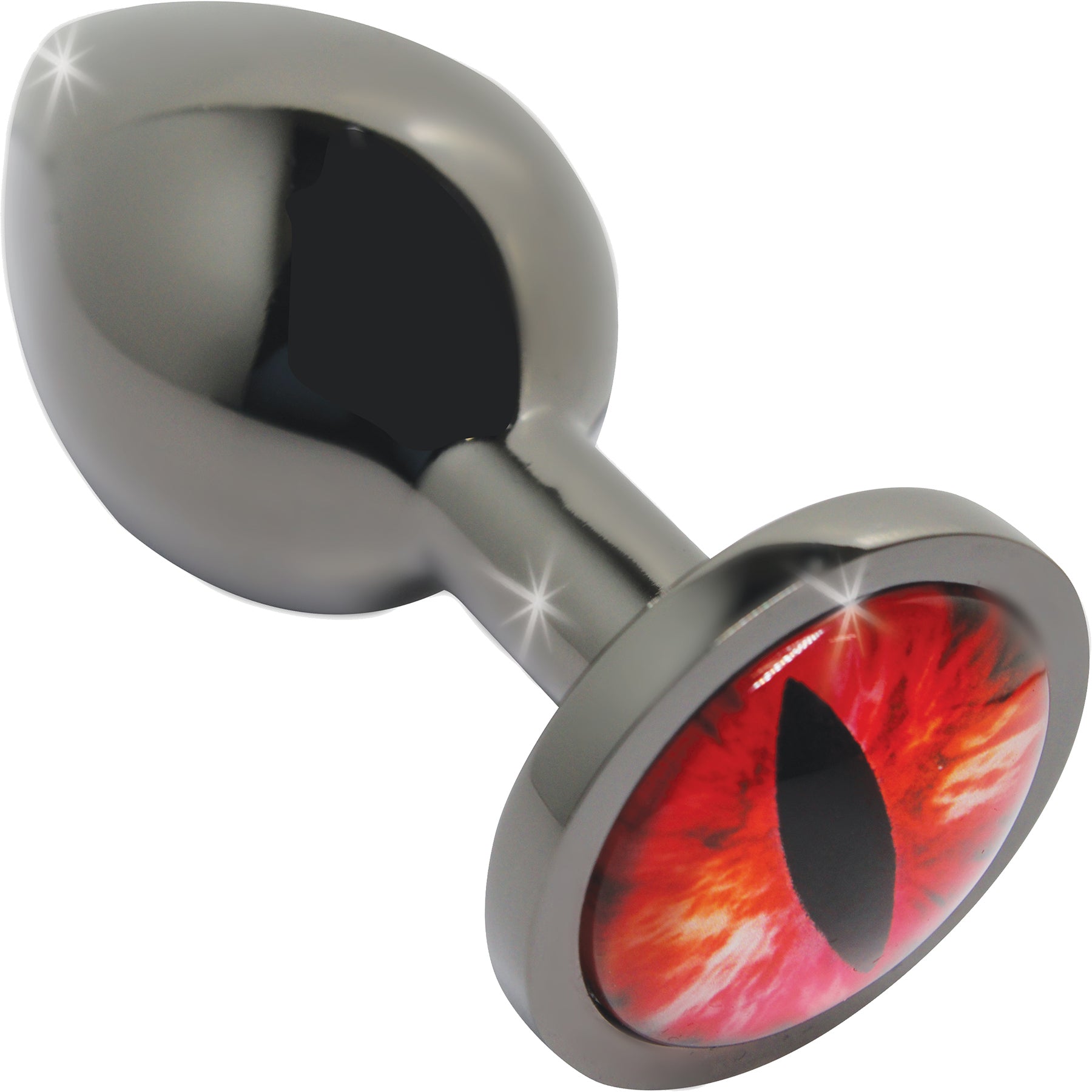 Sinister Eye Red Eye Metal Butt Plug By Creature Cocks - Medium