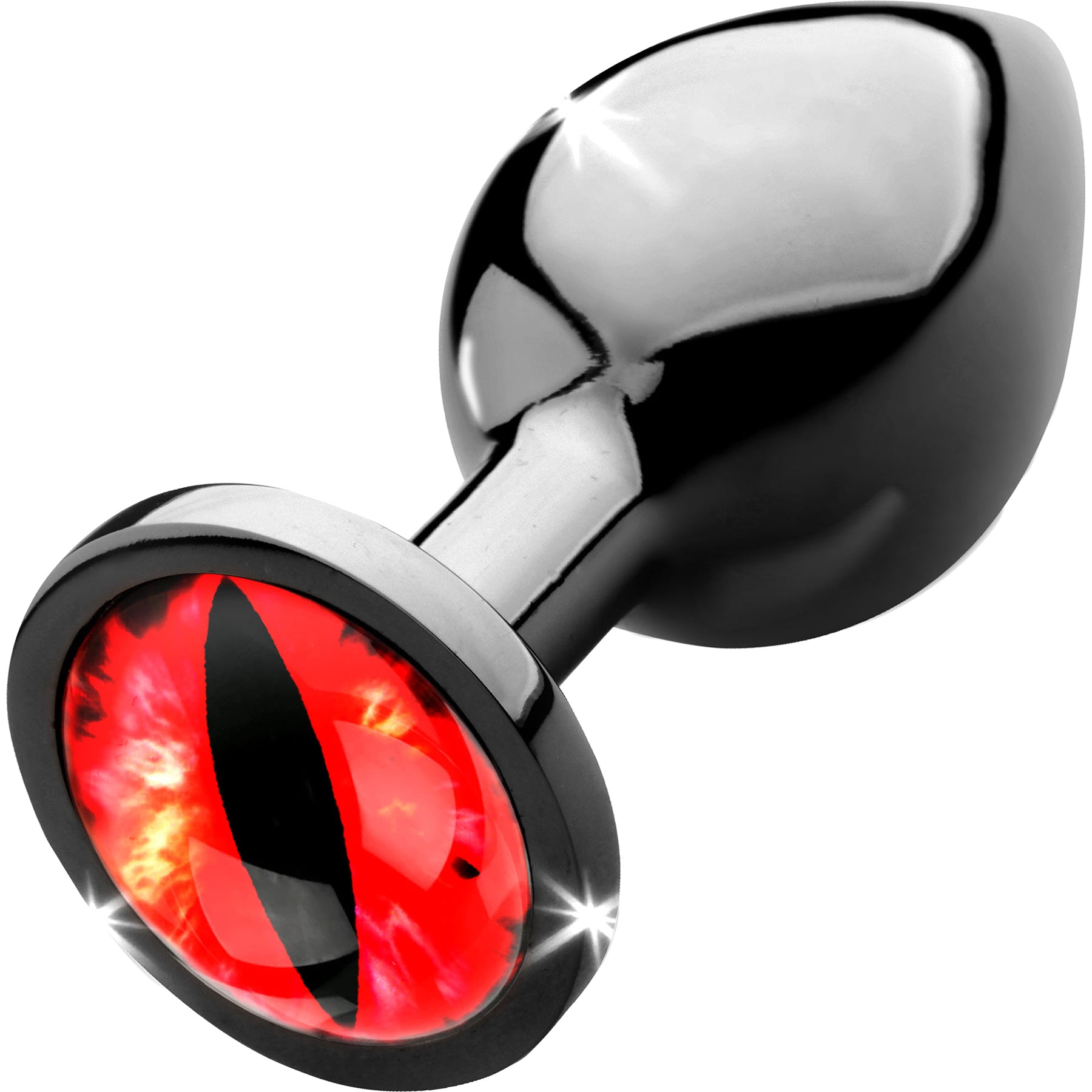 Sinister Eye Red Eye Metal Butt Plug By Creature Cocks - Medium