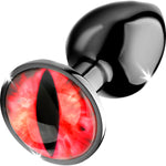 Sinister Eye Red Eye Metal Butt Plug By Creature Cocks - Small