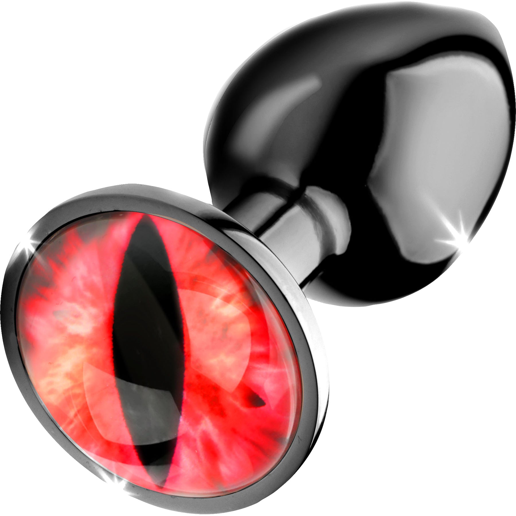Sinister Eye Red Eye Metal Butt Plug By Creature Cocks - Small