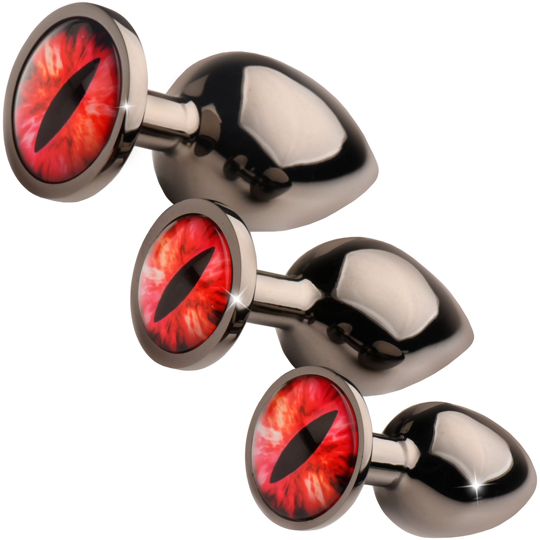 Sinister Eye Red Eye Metal Butt Plug By Creature Cocks