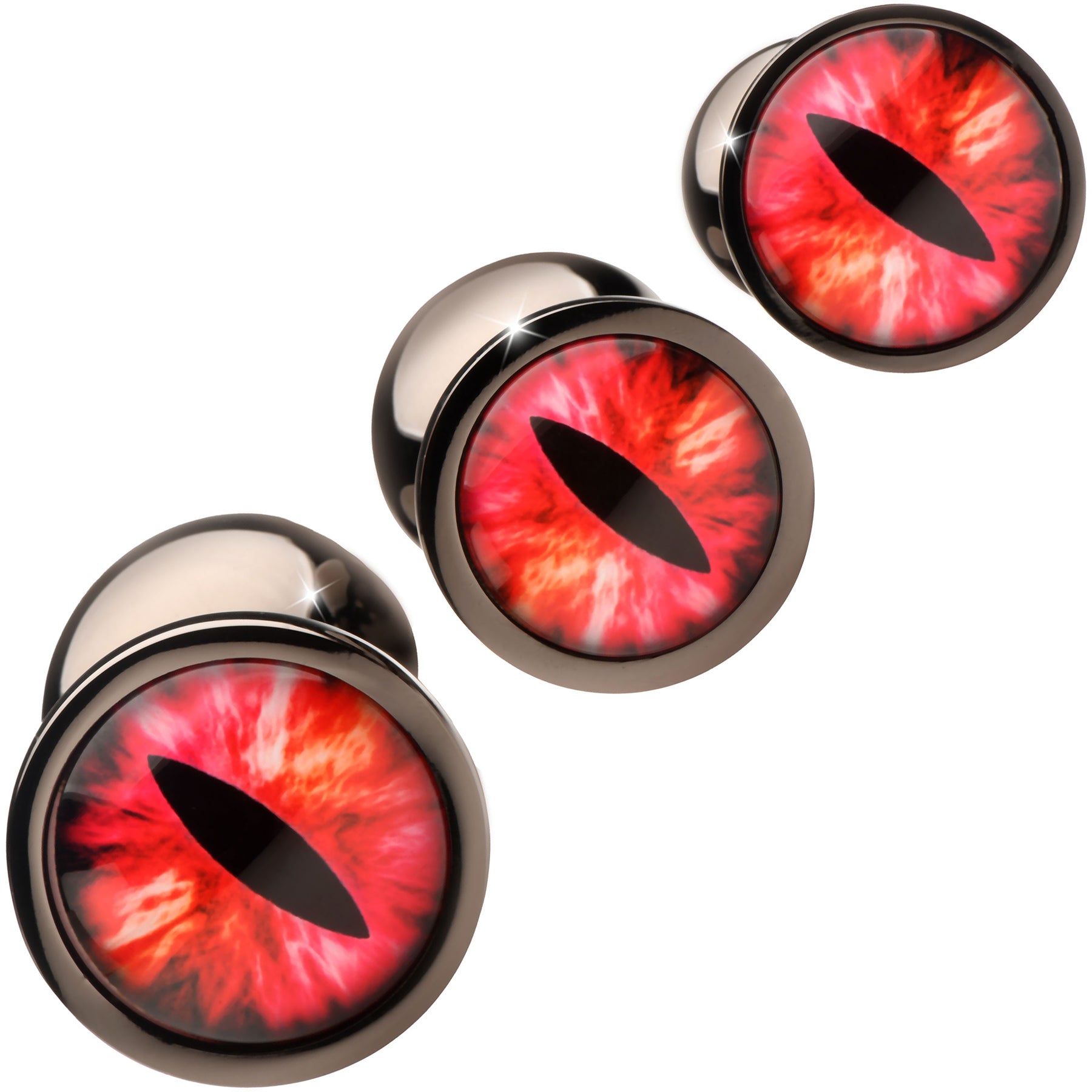 Sinister Eye Red Eye Metal Butt Plug By Creature Cocks