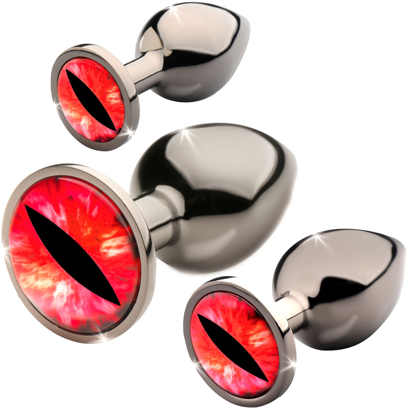 Sinister Eye Red Eye Metal Butt Plug By Creature Cocks