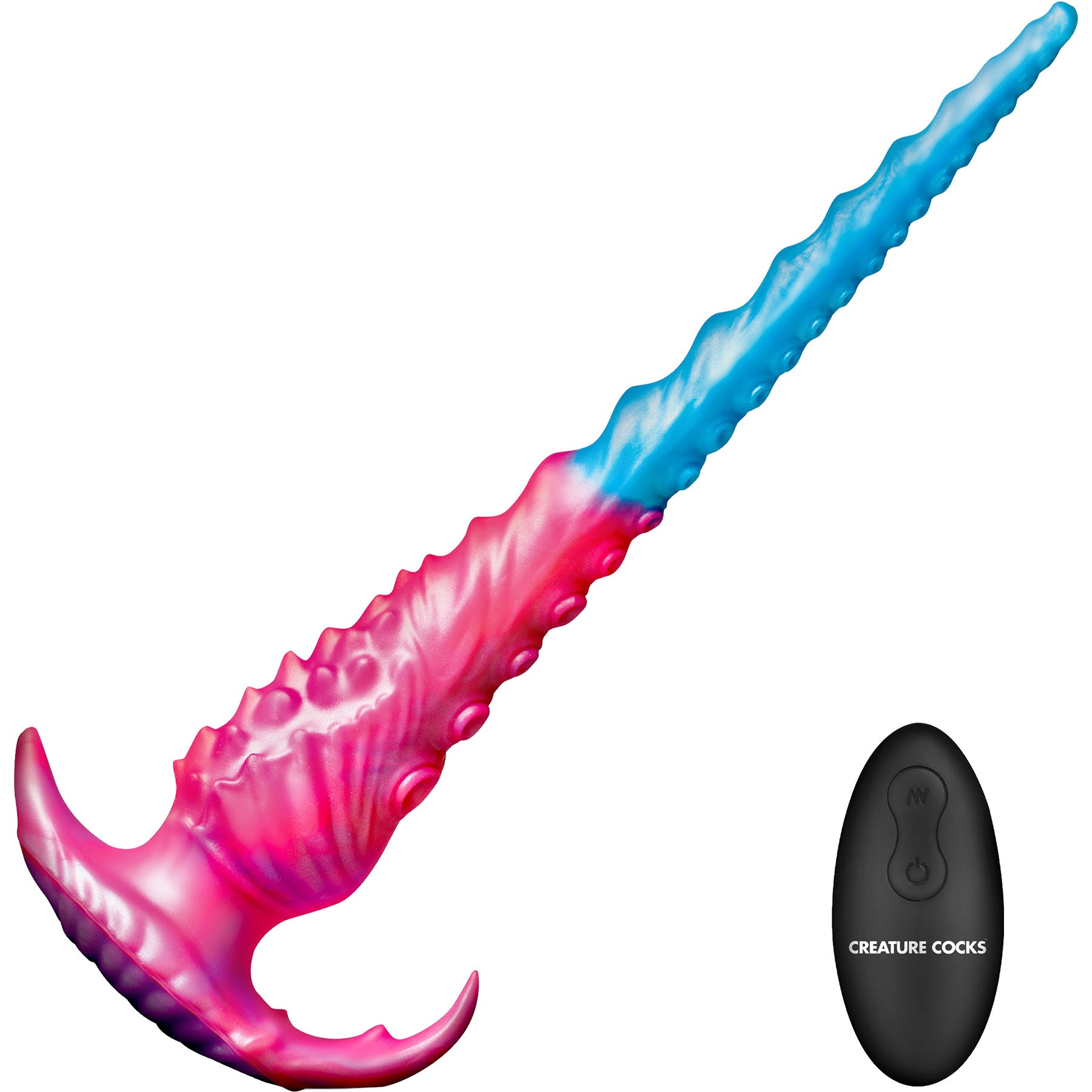 Vibropus 13" Vibrating Rechargeable Silicone Anal Dildo With Remote By  Creature Cocks