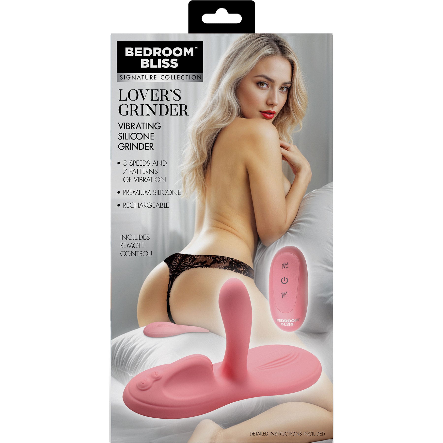 Bedroom Bliss Lover's Grinder Vibrating Silicone Grinder With Remote
