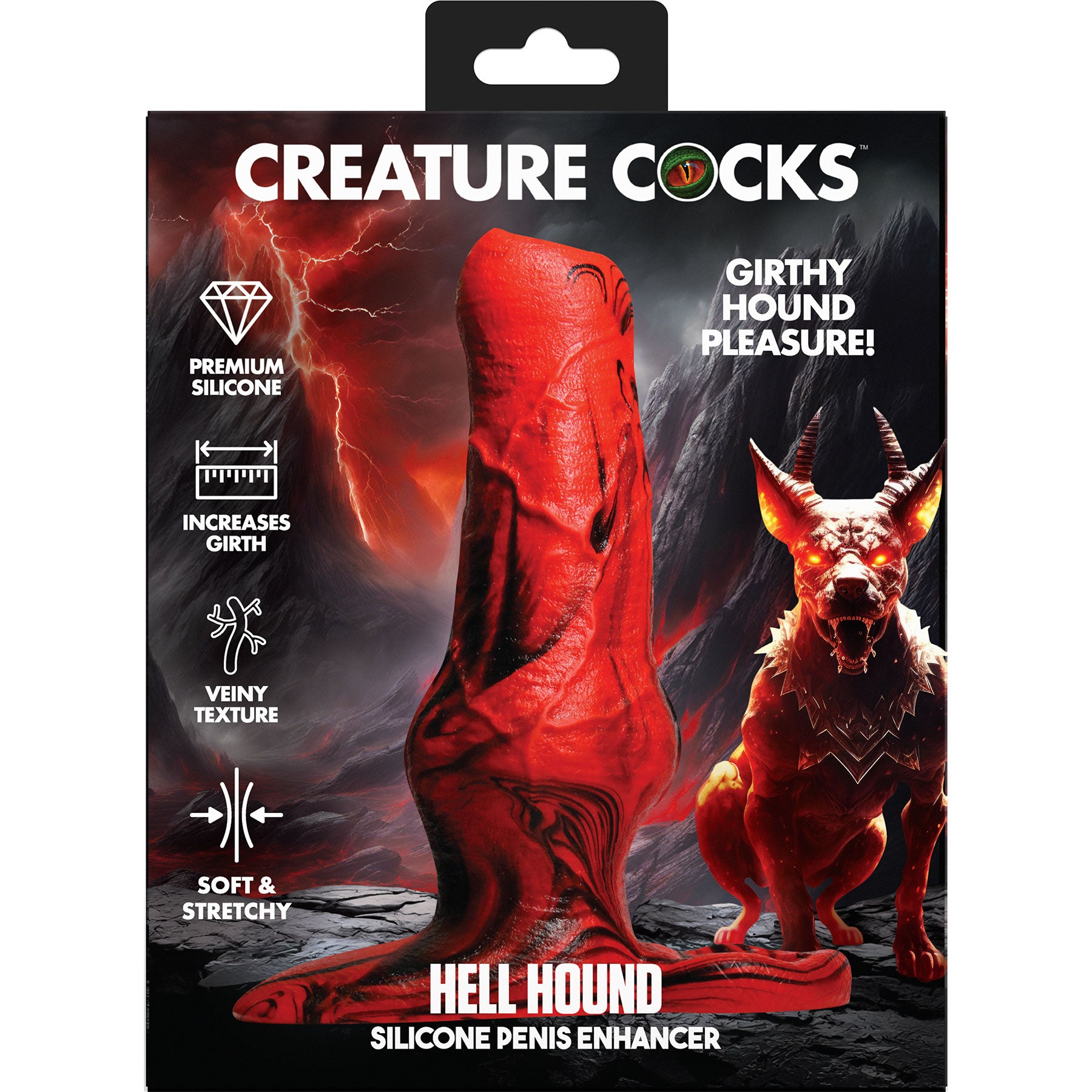 Hell Hound Silicone Penis Enhancer By Creature Cocks