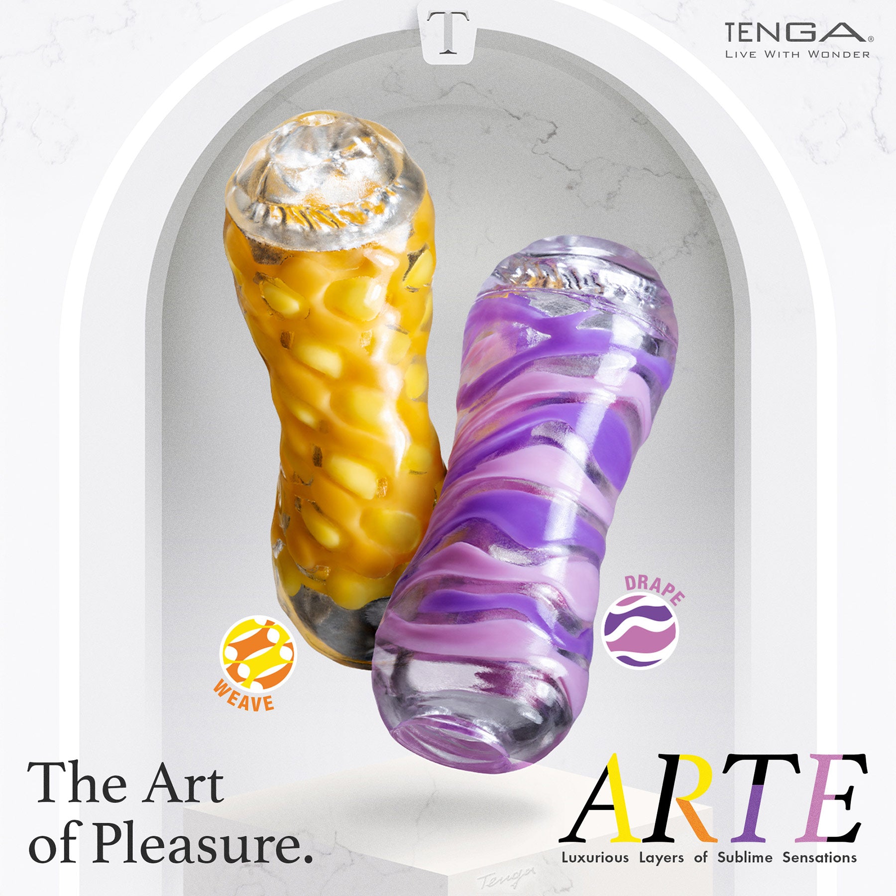 Tenga Arte Reusable Penis Masturbation Cup