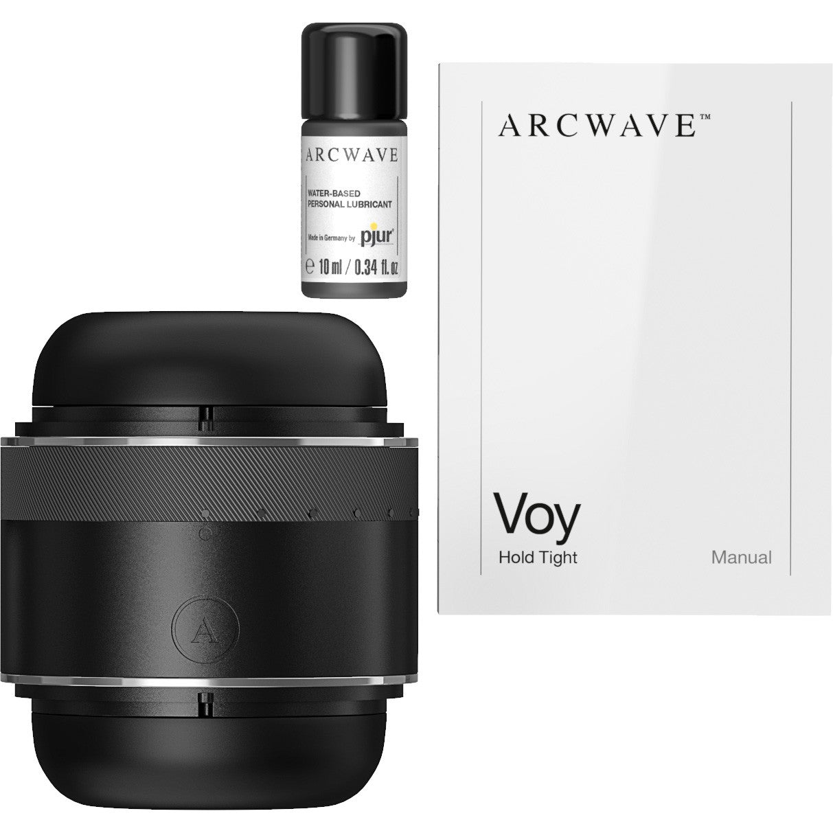 Arcwave Voy Penis Masturbator - Silicone Dual End Adjustable Compact Stroker