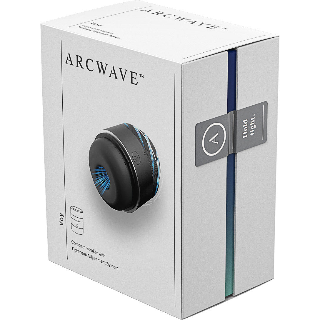Arcwave Voy Penis Masturbator - Silicone Dual End Adjustable Compact Stroker