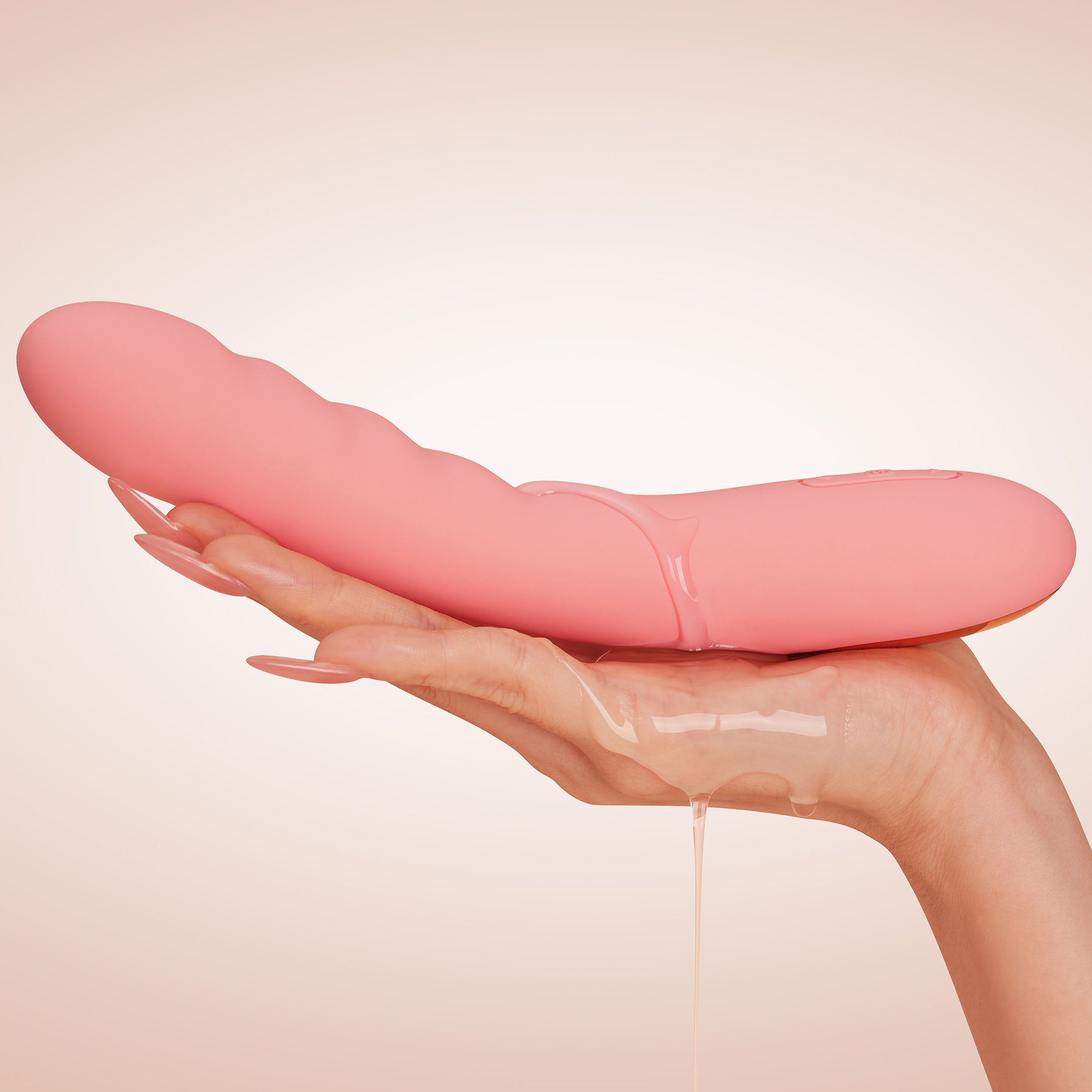 SVAKOM AVA NEO Waterproof Rechargeable Interactive Thrusting Silicone Vibrator - Pink