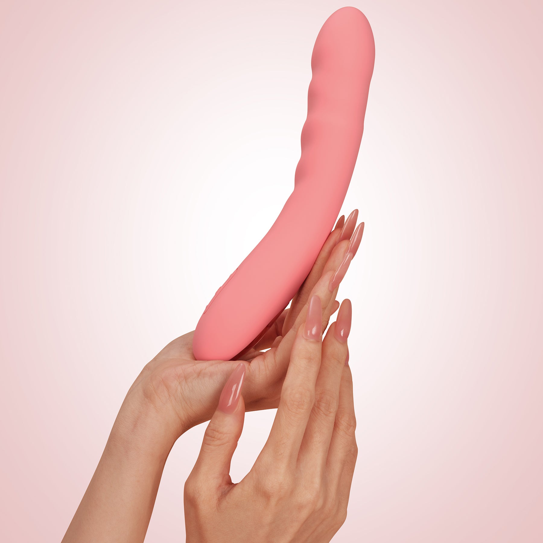 SVAKOM AVA NEO Waterproof Rechargeable Interactive Thrusting Silicone Vibrator - Pink