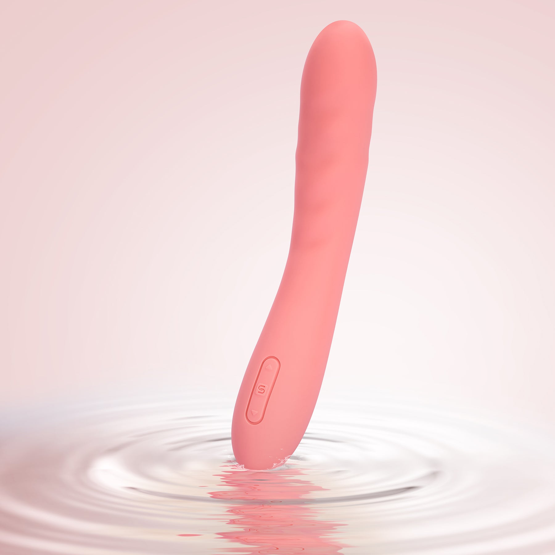 SVAKOM AVA NEO Waterproof Rechargeable Interactive Thrusting Silicone Vibrator - Pink
