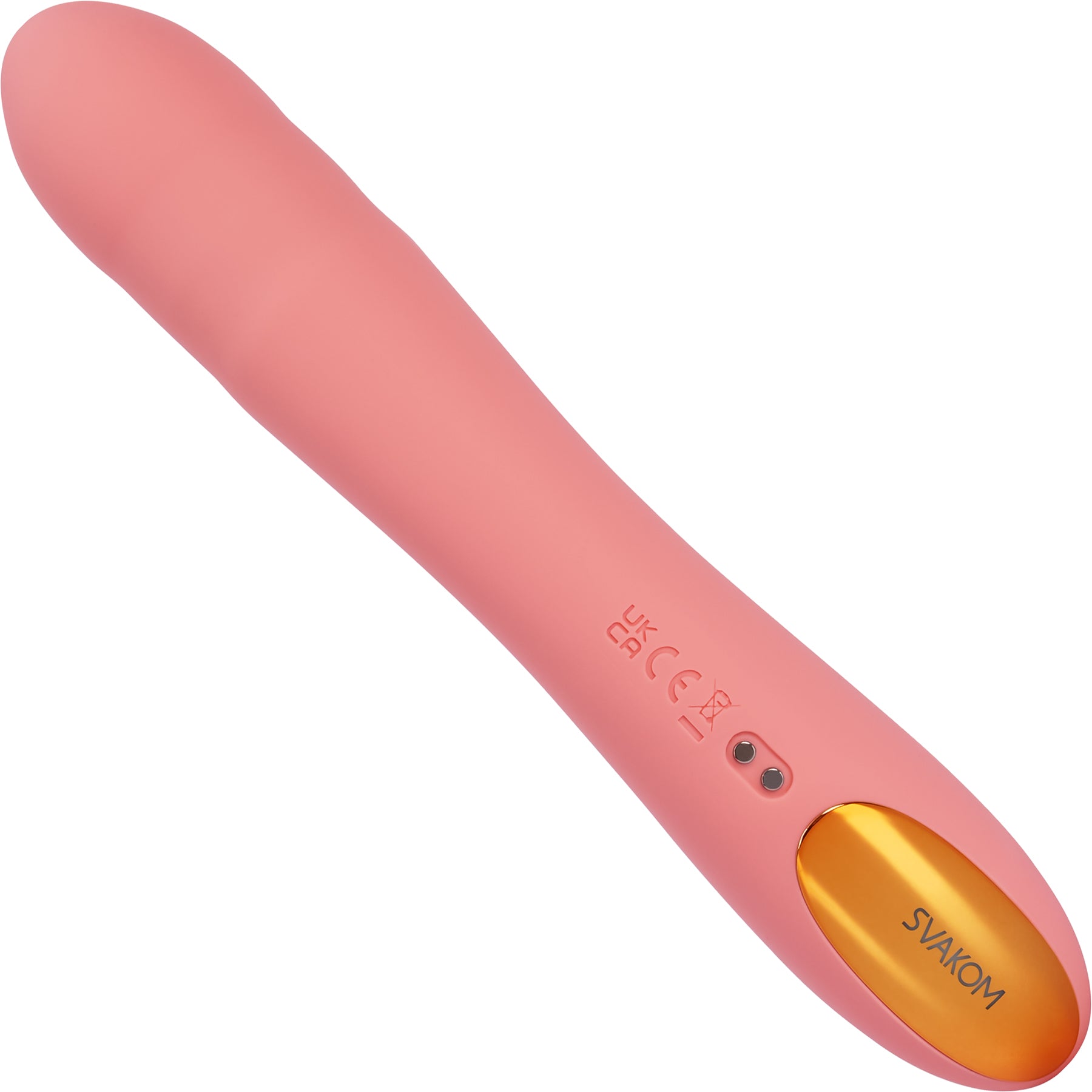SVAKOM AVA NEO Waterproof Rechargeable Interactive Thrusting Silicone Vibrator - Pink