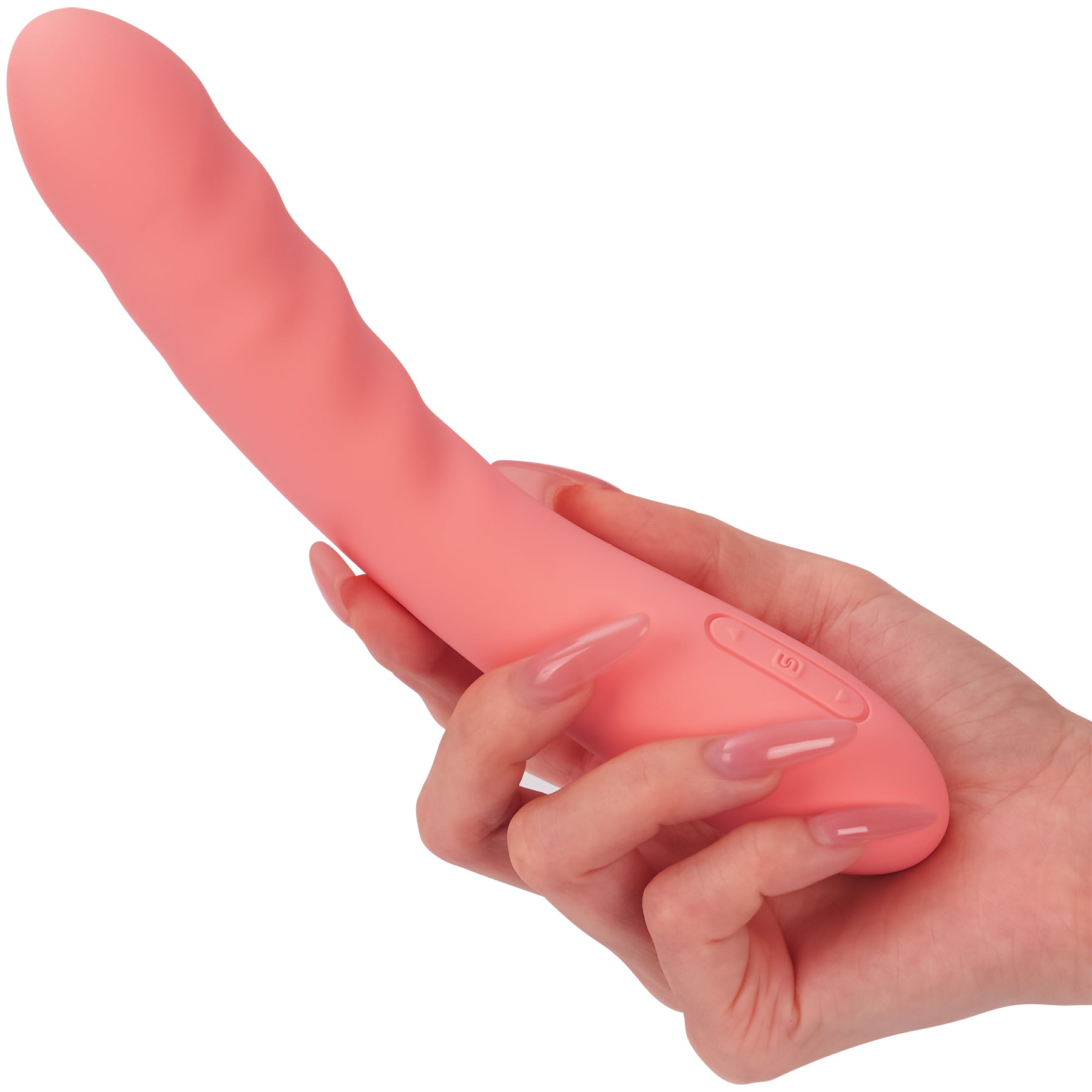 SVAKOM AVA NEO Waterproof Rechargeable Interactive Thrusting Silicone Vibrator - Pink