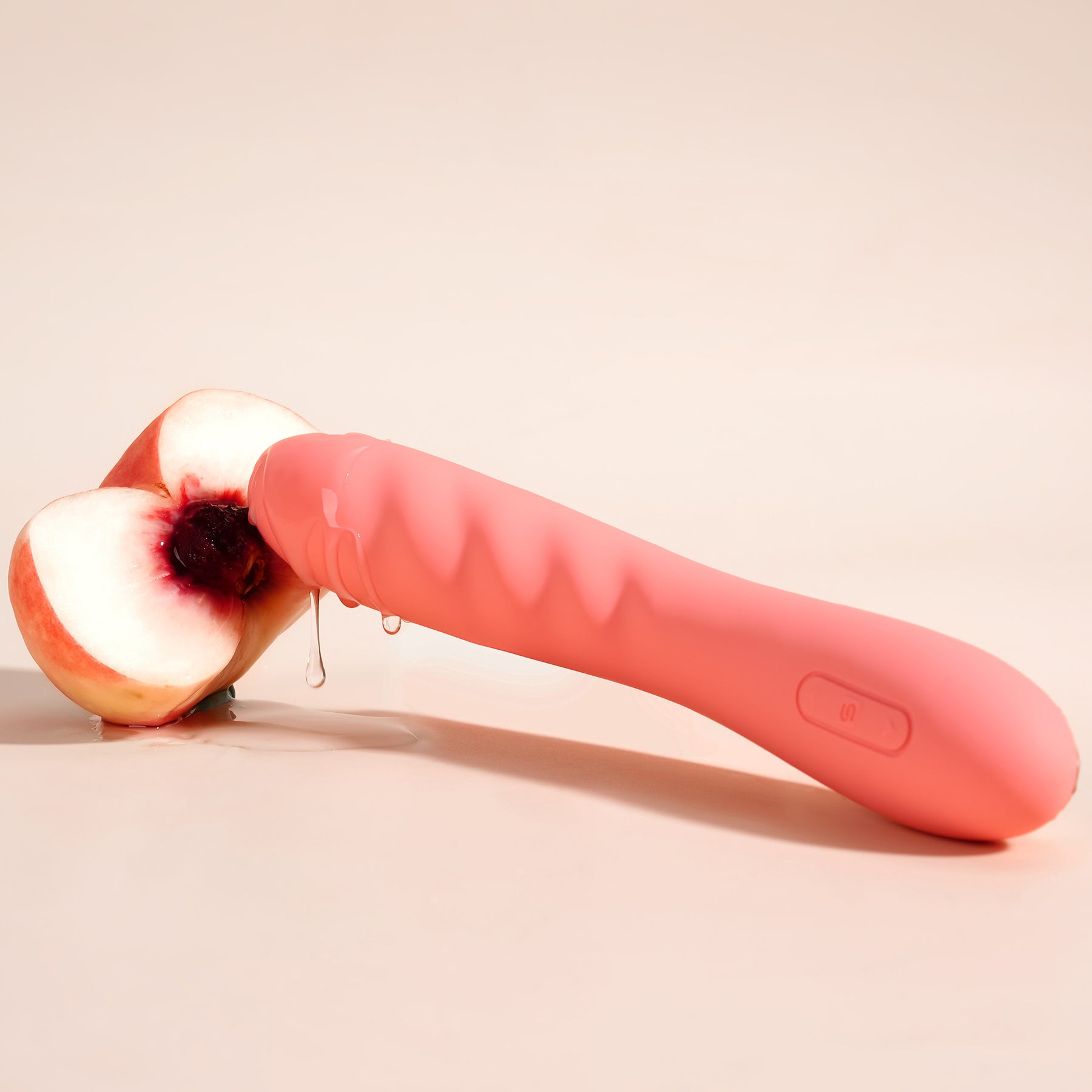 SVAKOM AVA NEO Waterproof Rechargeable Interactive Thrusting Silicone Vibrator - Pink