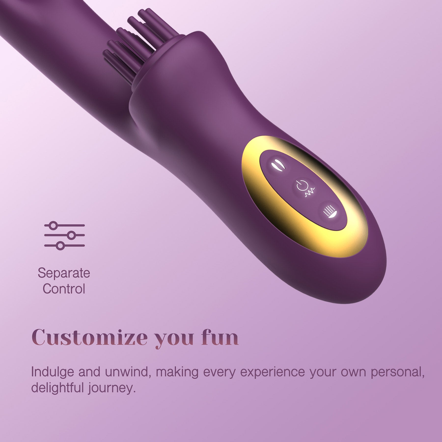 Tracy's Dog Elatia Clitoral Tickling & G-Spot Massaging Rechargeable Vibrator