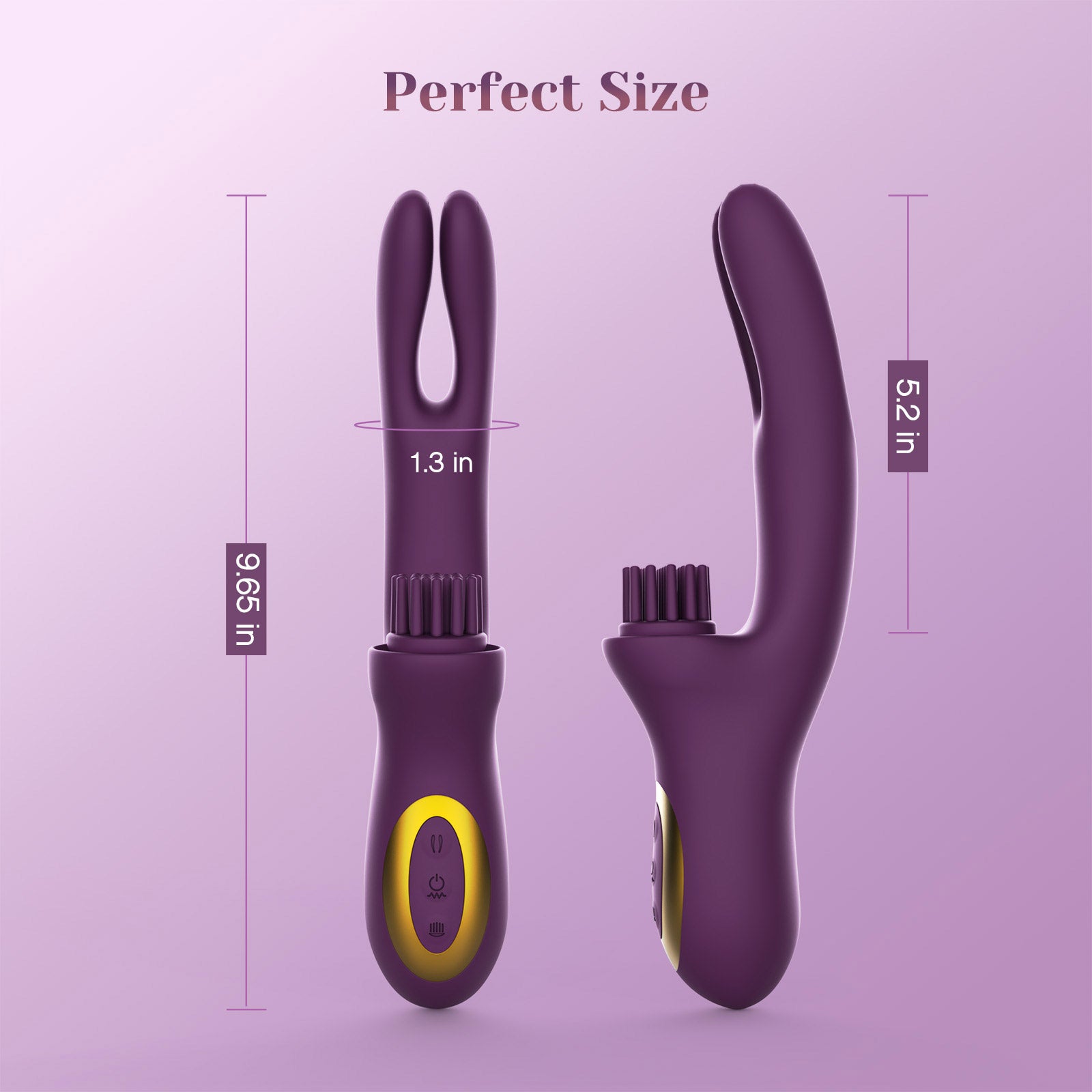 Tracy's Dog Elatia Clitoral Tickling & G-Spot Massaging Rechargeable Vibrator