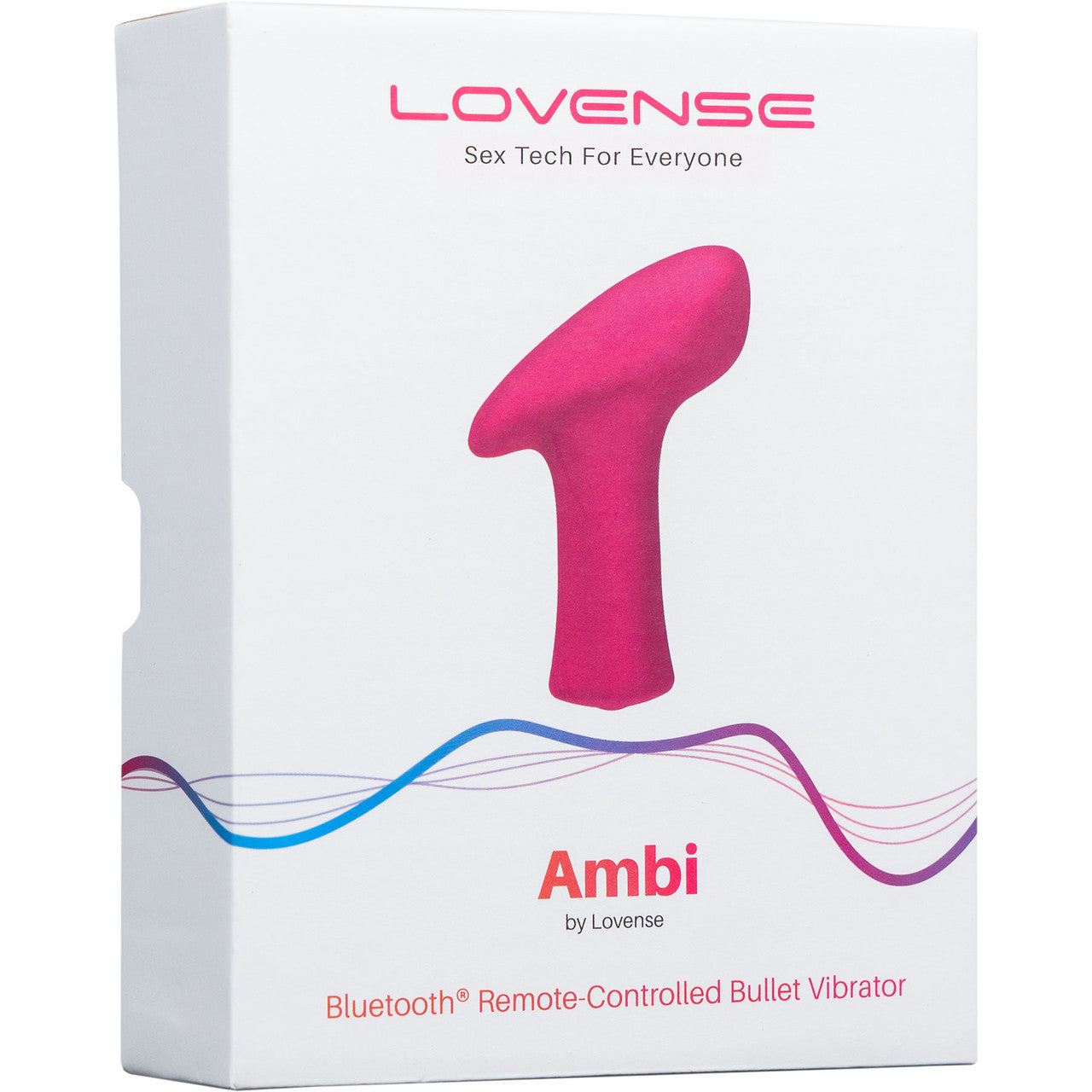 Lovense Ambi Bluetooth Remote Controlled Waterproof Rechargeable Silicone Bullet Vibrator