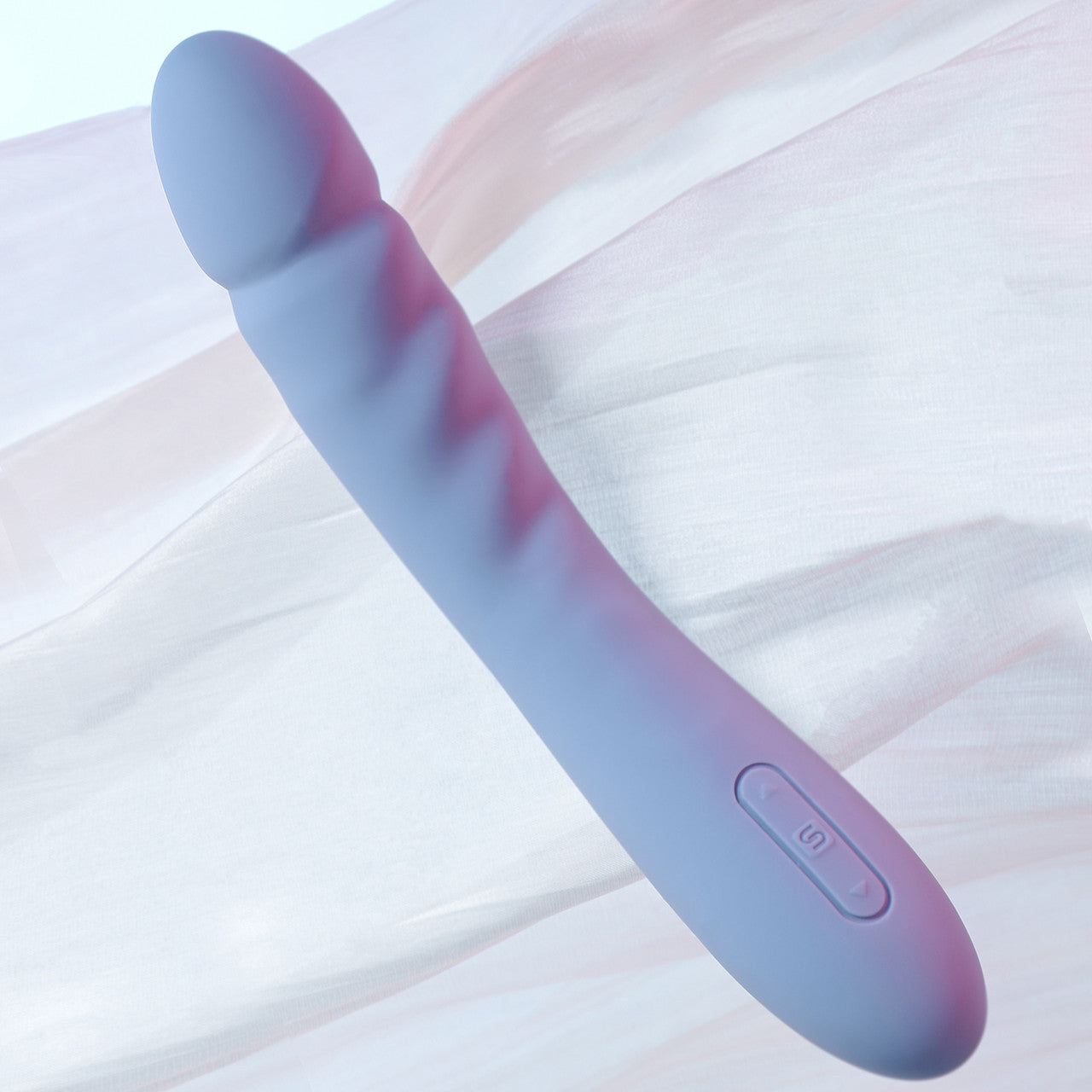 SVAKOM AVA NEO Waterproof Rechargeable Interactive Thrusting Silicone Vibrator - Blue