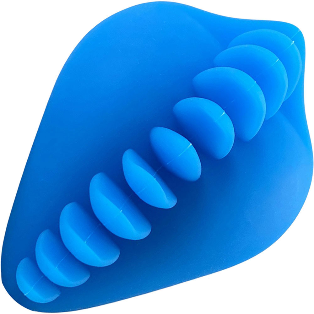 Shagger Soft Silicone Dildo Base Stimulation Cover For Harness Play By Banana Pants - Azure