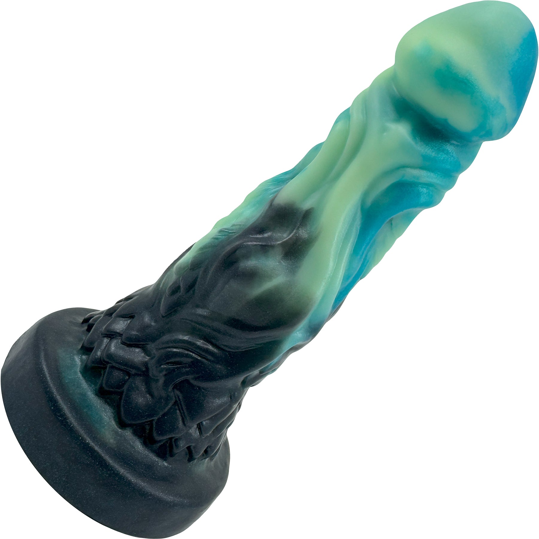 Pris Toys Basilisk 2.0 6" Dual Density Silicone Dildo - Night Tide