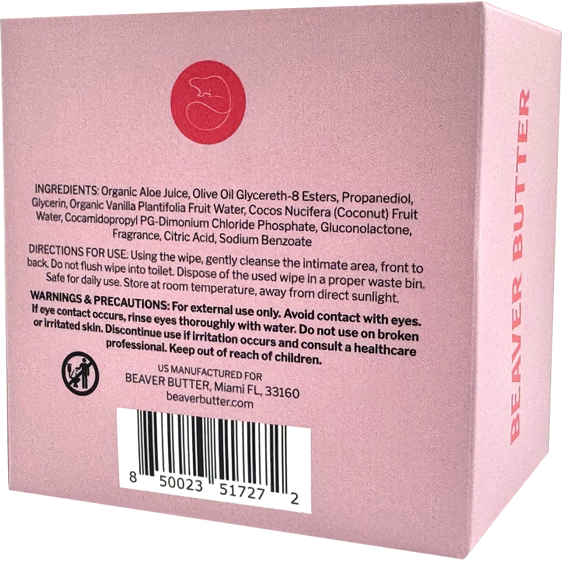 Beaver Butter Individual Fresh Wipes - 10 Pack