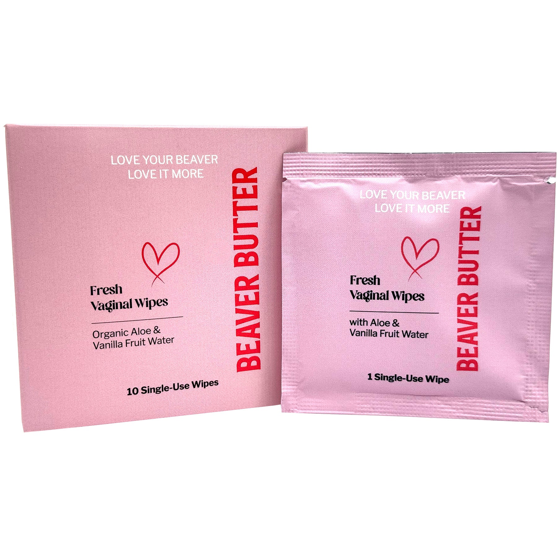 Beaver Butter Individual Fresh Wipes - 10 Pack