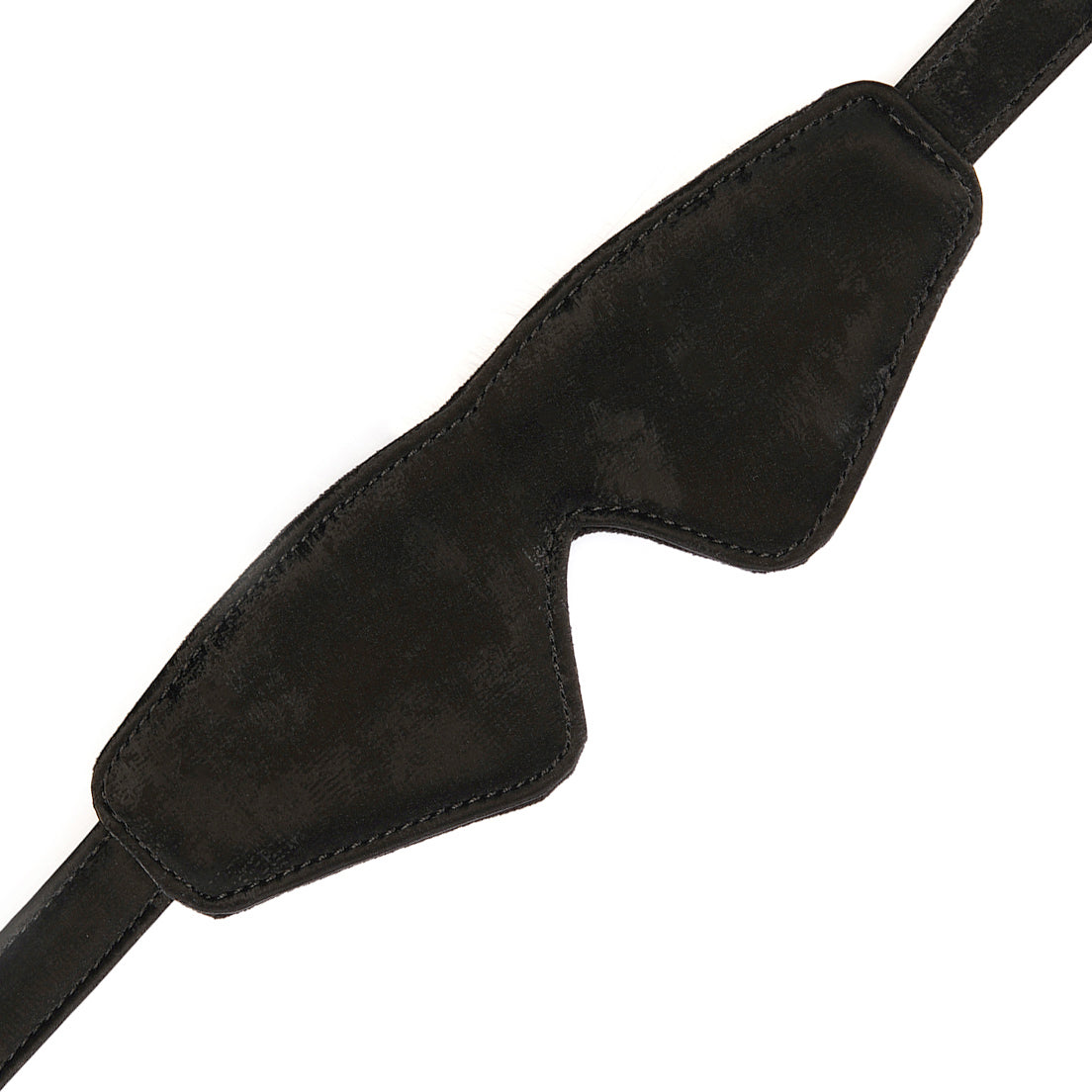 Boudoir Amor Black Blindfold with Gold Buckle By Liebe Seele