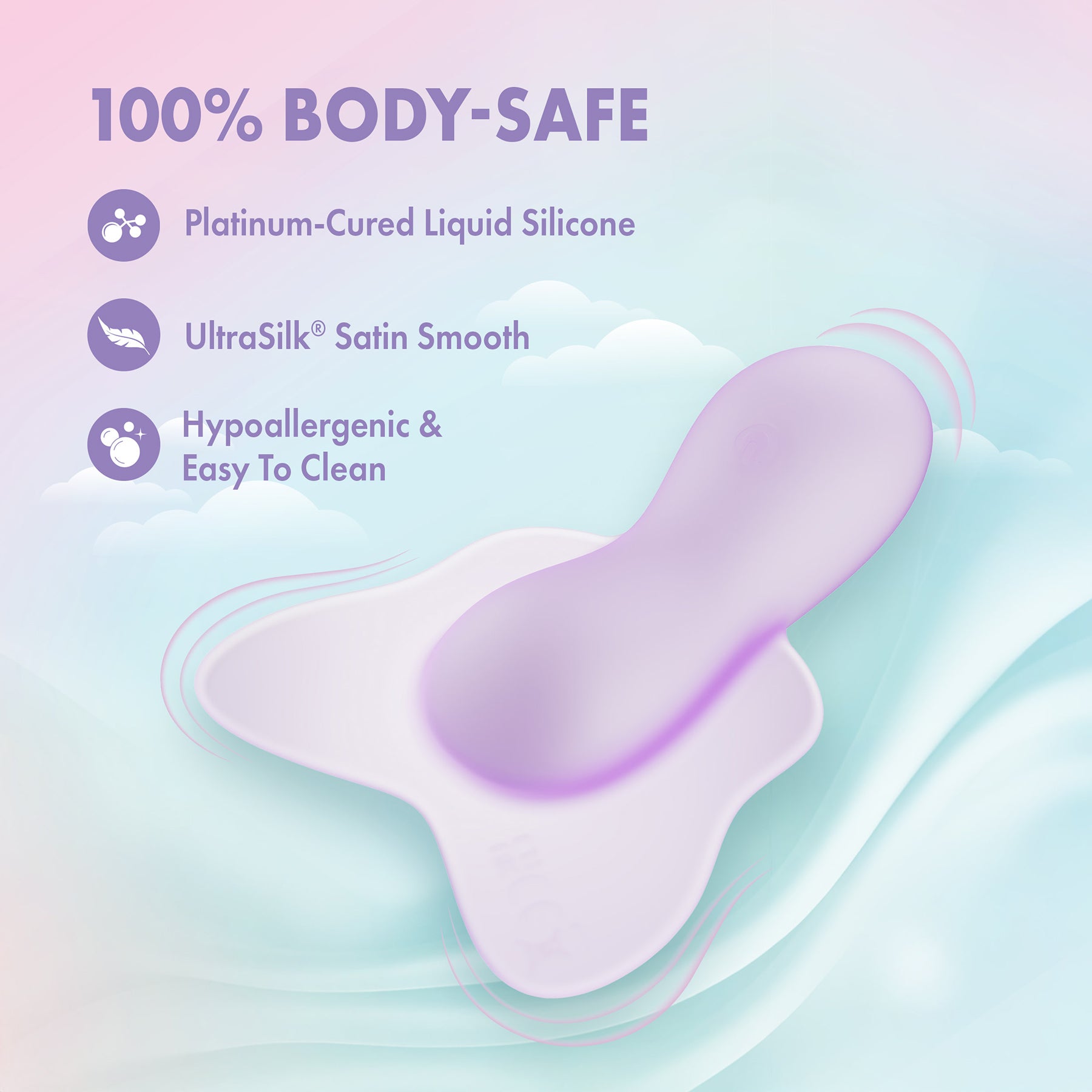 Play With Me Flutter Love Rechargeable Silicone Clitoral Vibrator By Blush