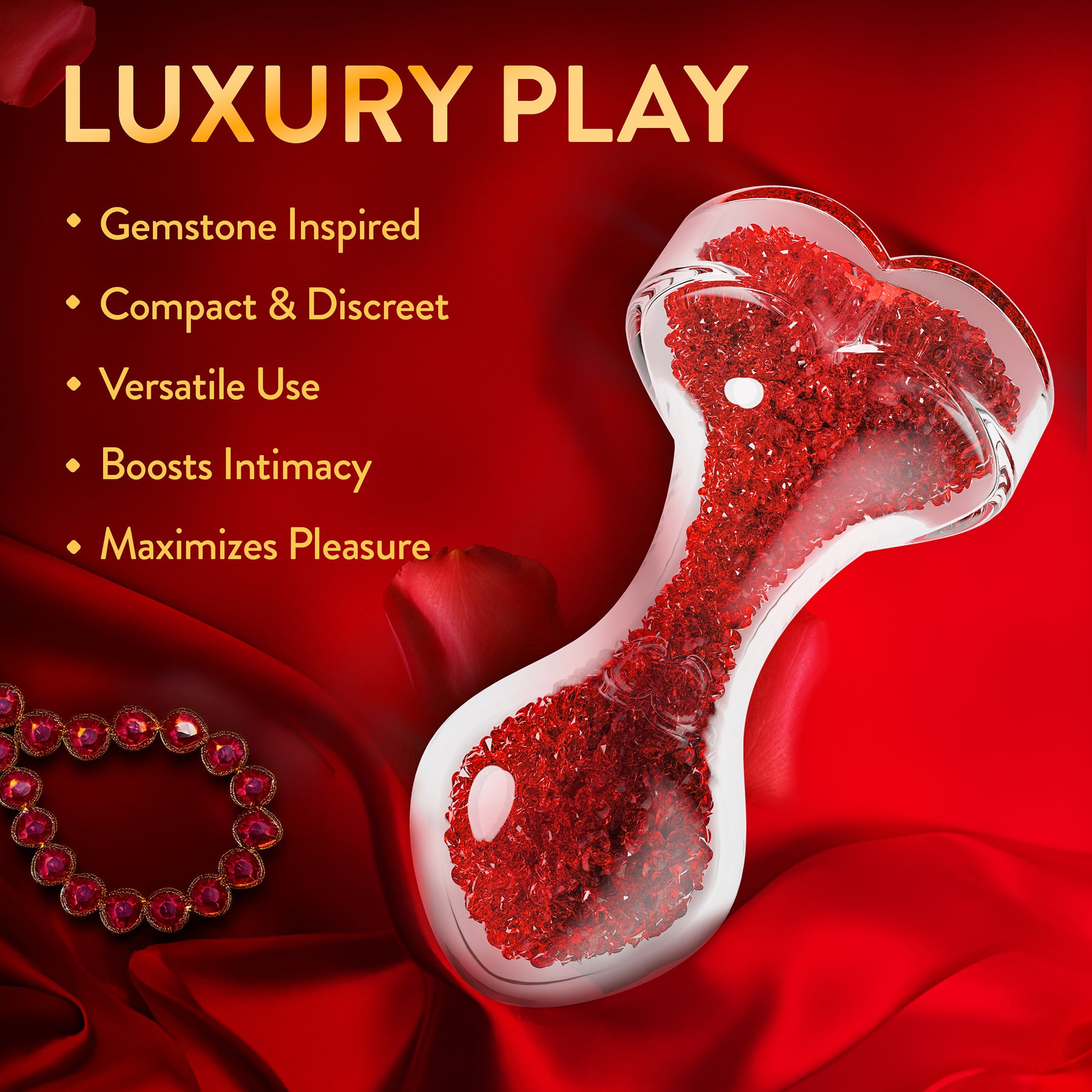 Oh My Gem Lustre Glass Anal Plug By Blush