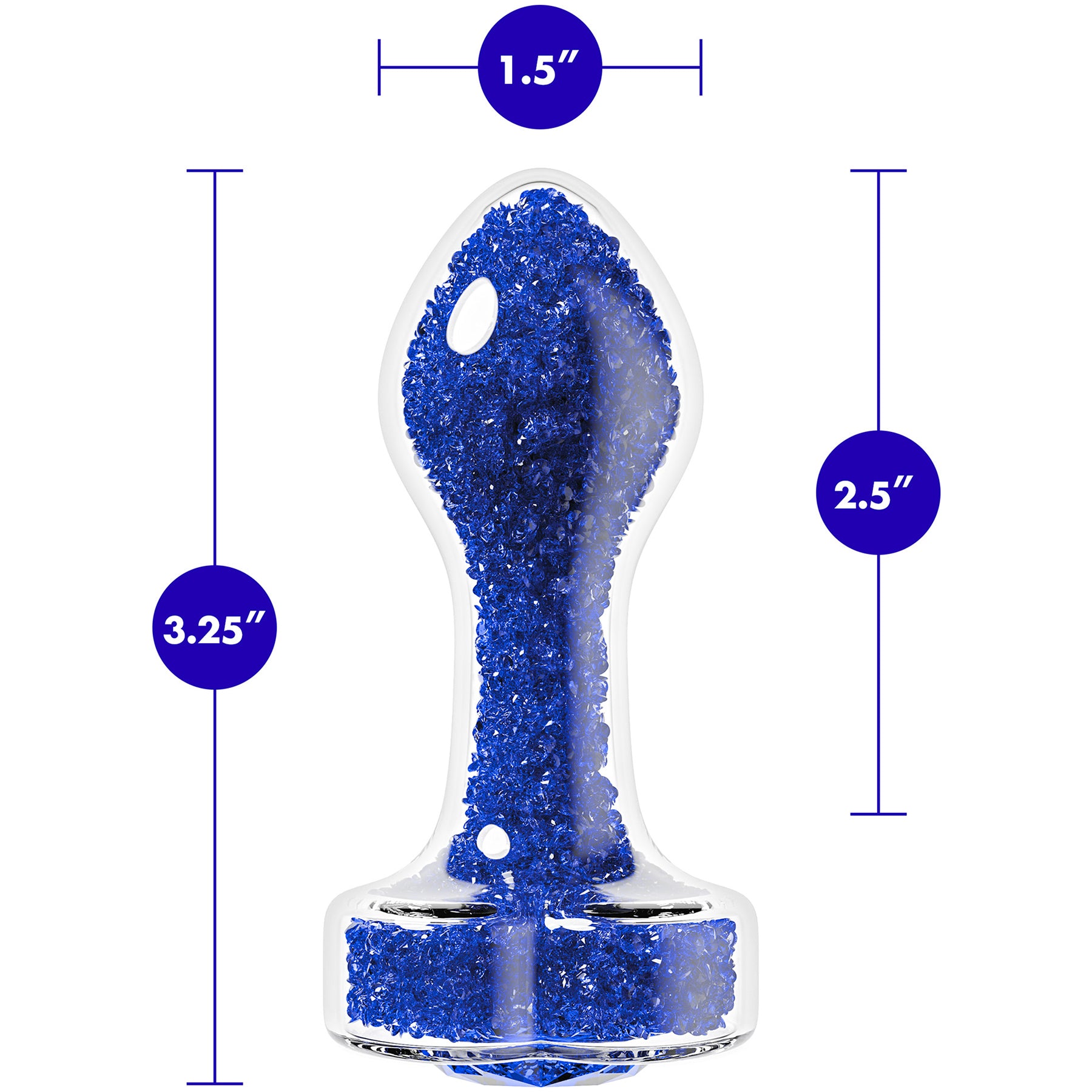 Oh My Gem Prestige Glass Anal Plug By Blush