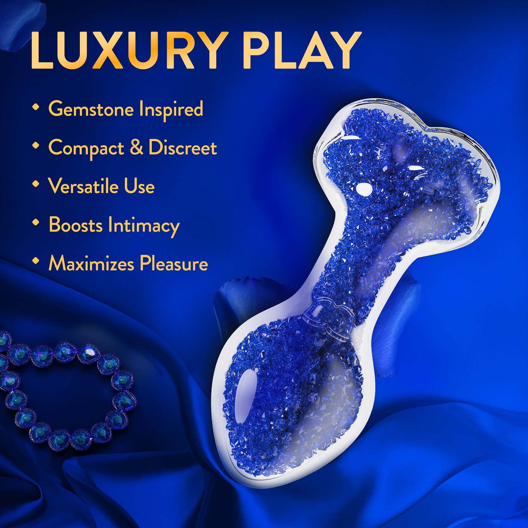 Oh My Gem Prestige Glass Anal Plug By Blush