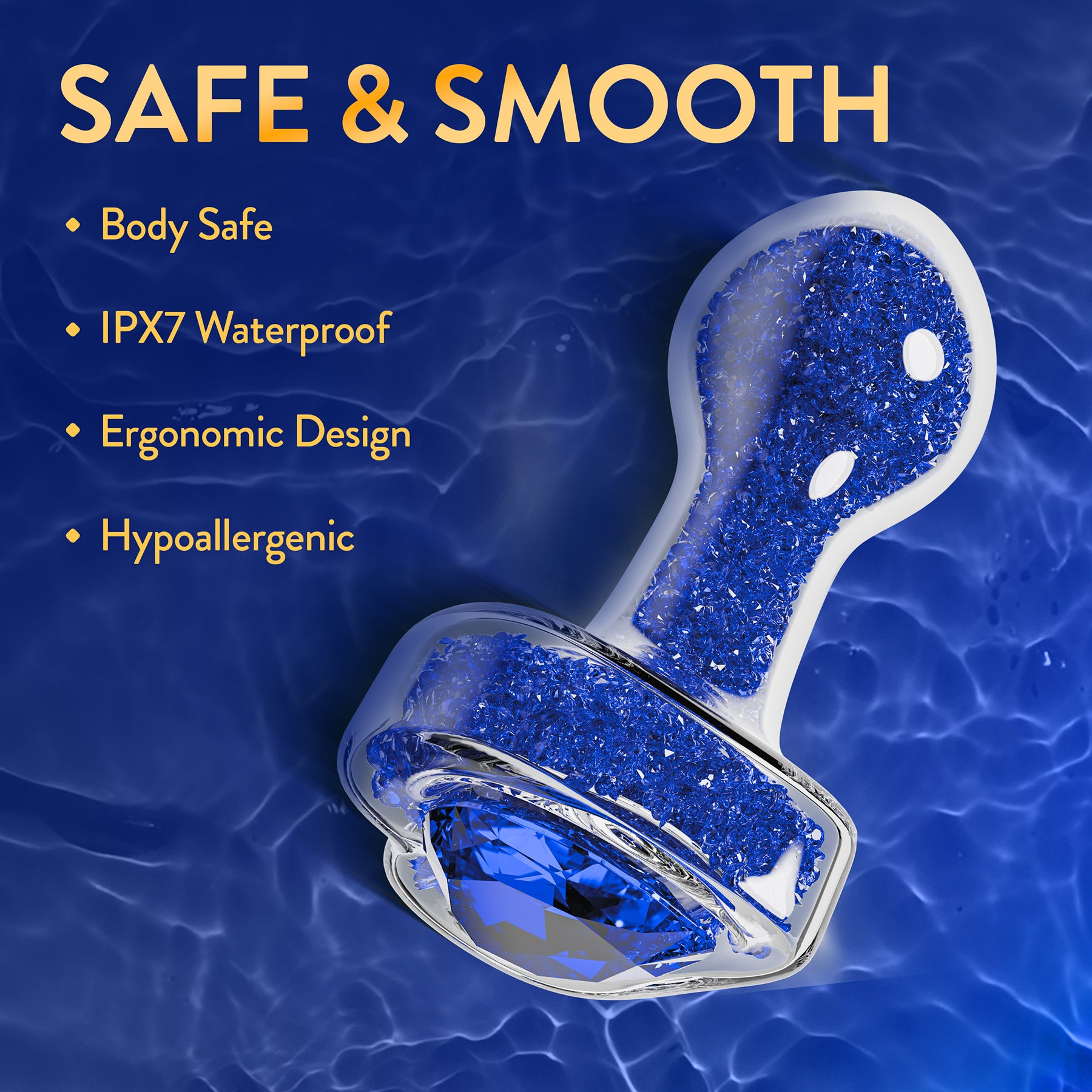 Oh My Gem Prestige Glass Anal Plug By Blush