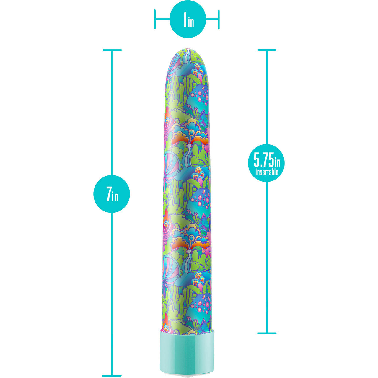 Limited Addiction Utopia Rechargeable Waterproof Slimline Vibrator By Blush - Aqua