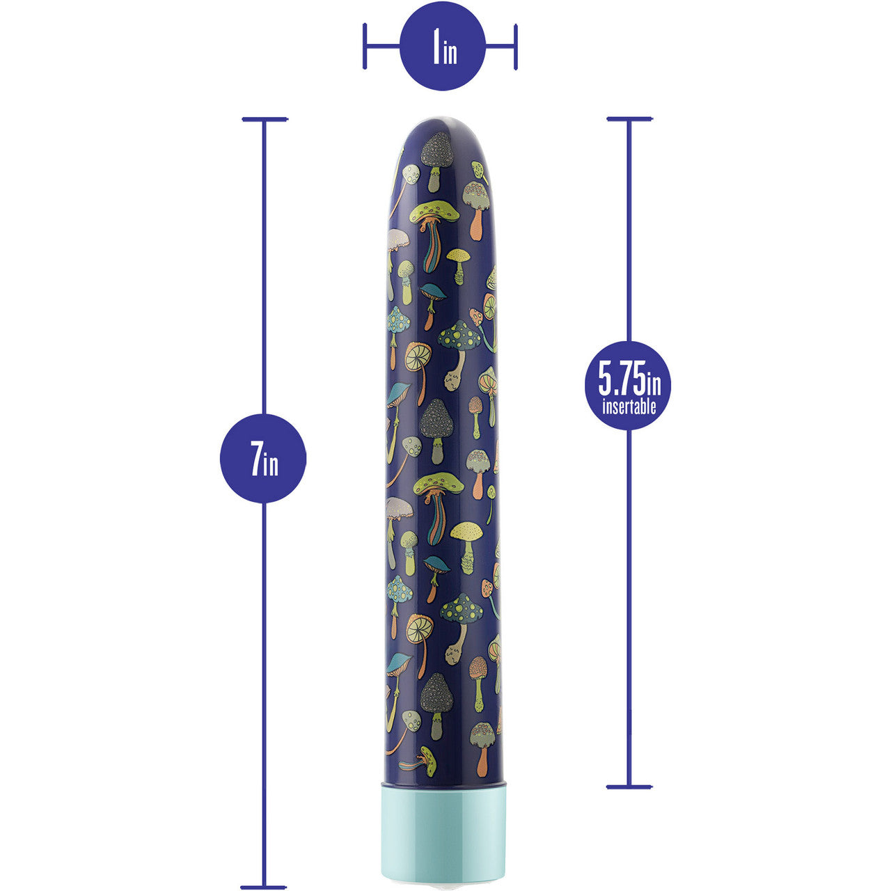 Limited Addiction Dreamscape Rechargeable Waterproof Slimline Vibrator By Blush - Blue