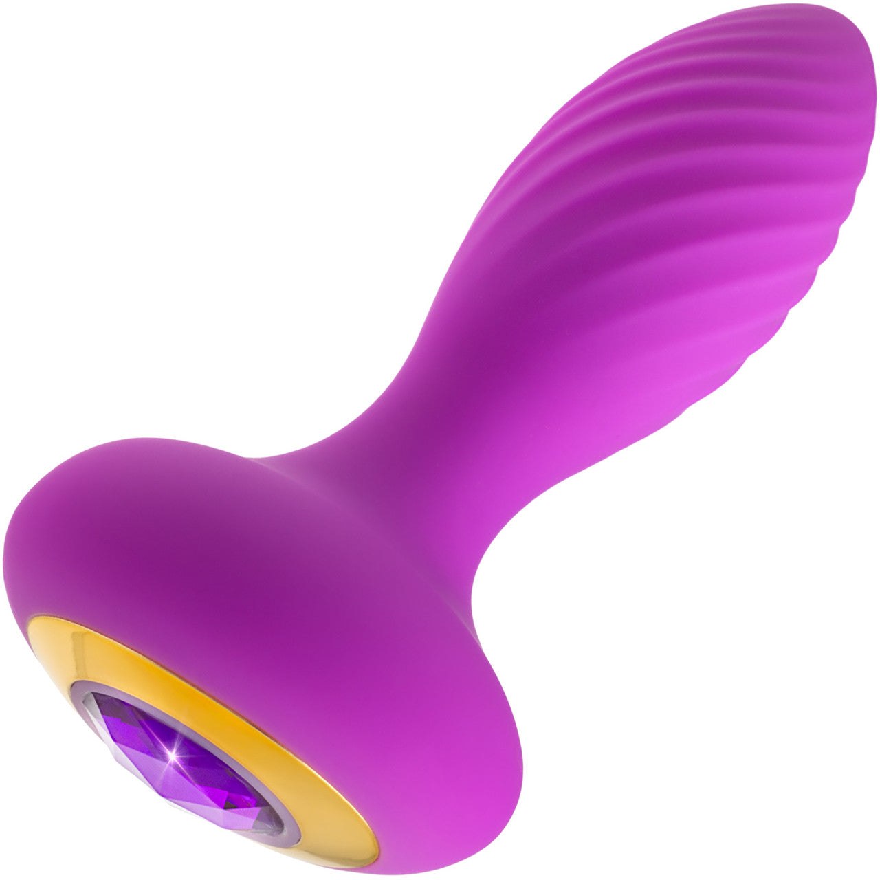 Oh My Gem Charm Rechargeable Silicone Vibrating Butt Plug By Blush - A Oh My Gem Charm Rechargeable Silicone Vibrating Butt Plug By Blush - A