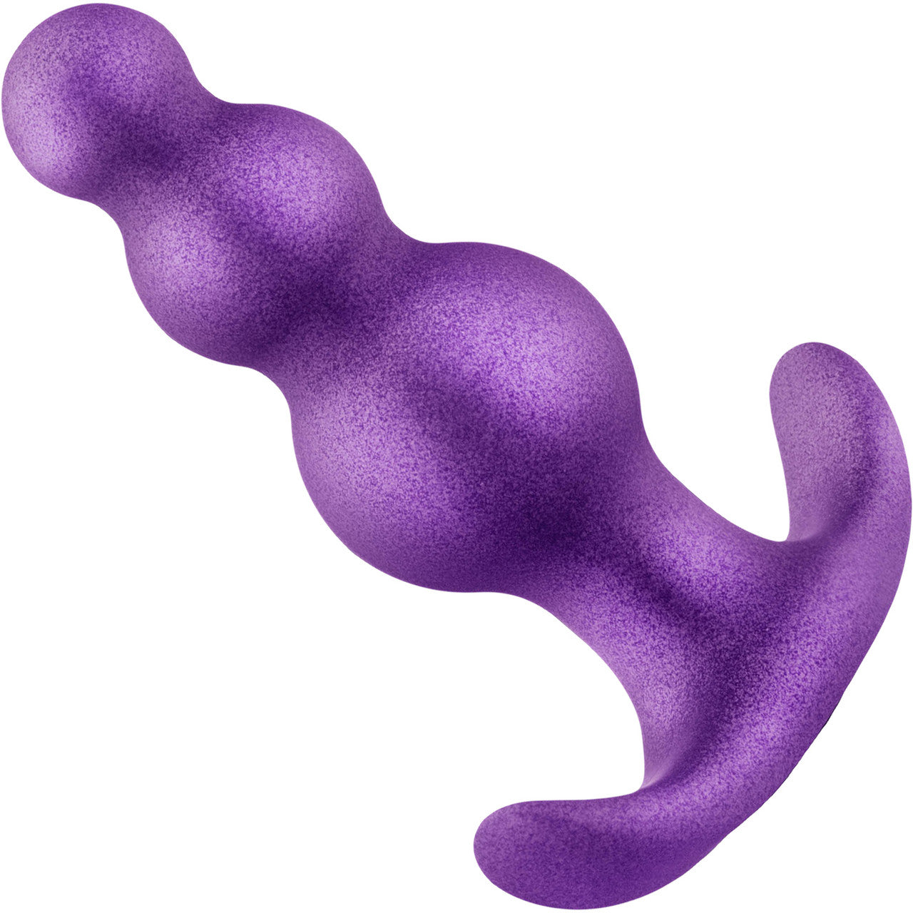 Anal Adventures Matrix Supernova Beaded Silicone Butt Plug By Blush - Galactic Purple